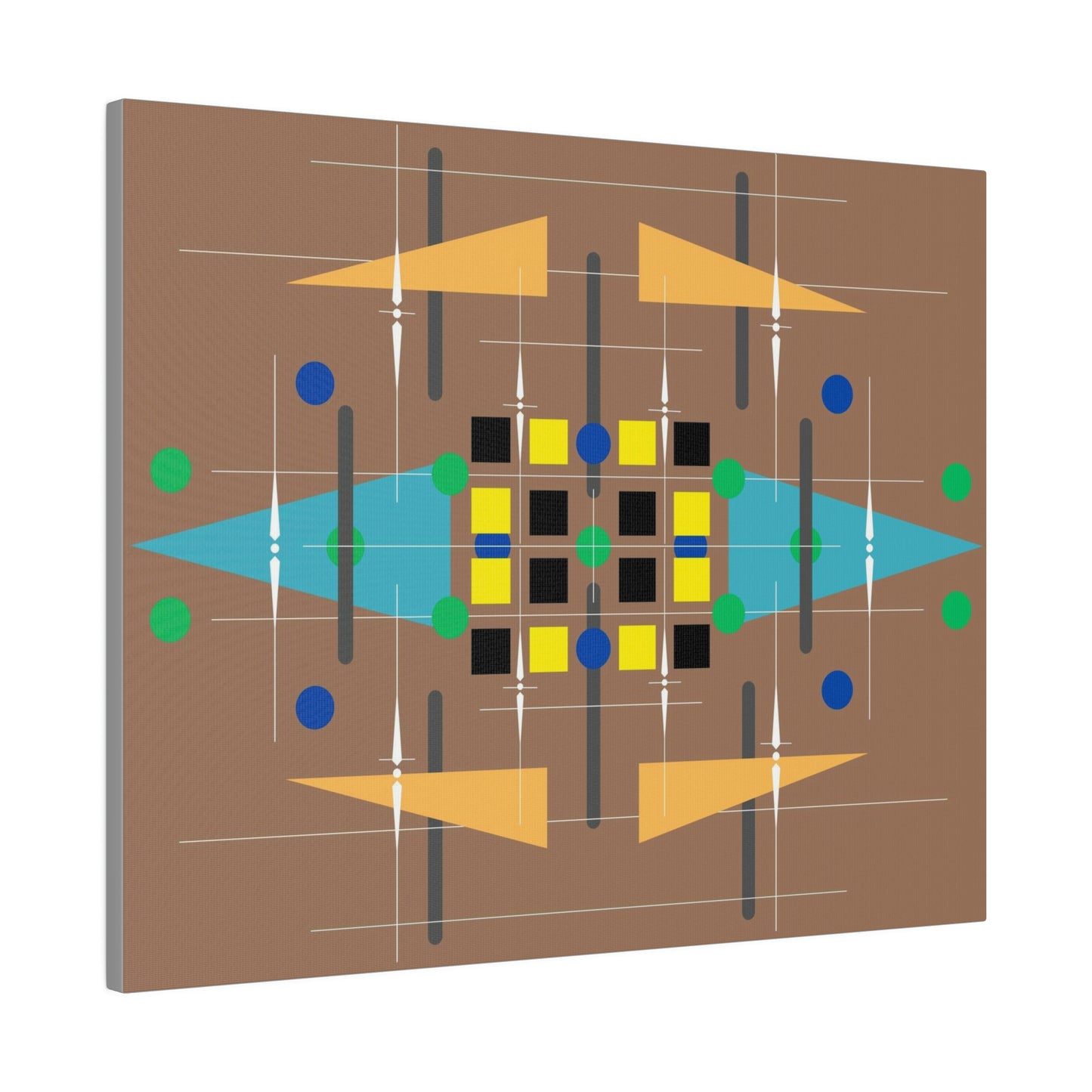 Harvest - Universal Schematics 3: Geometric Abstract Deco Inspired Wall Art