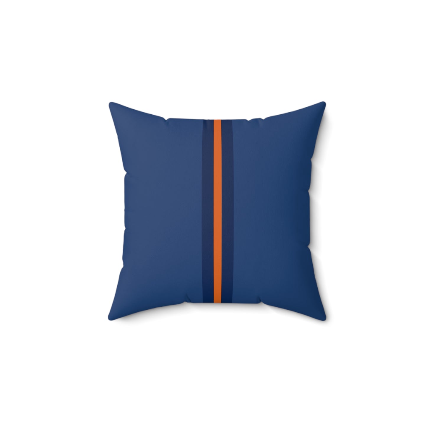 Flat Line Hemisphere - Spun Polyester Square Pillow