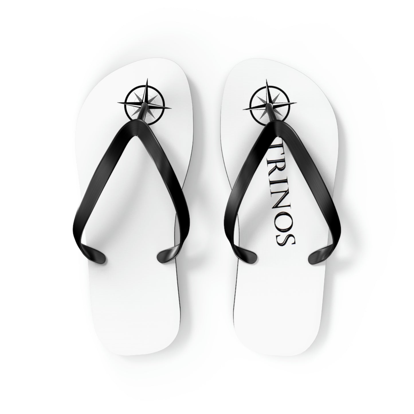 Trinos White Flip Flops