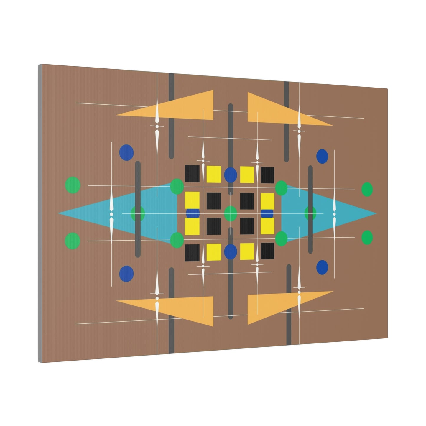 Harvest - Universal Schematics 3: Geometric Abstract Deco Inspired Wall Art