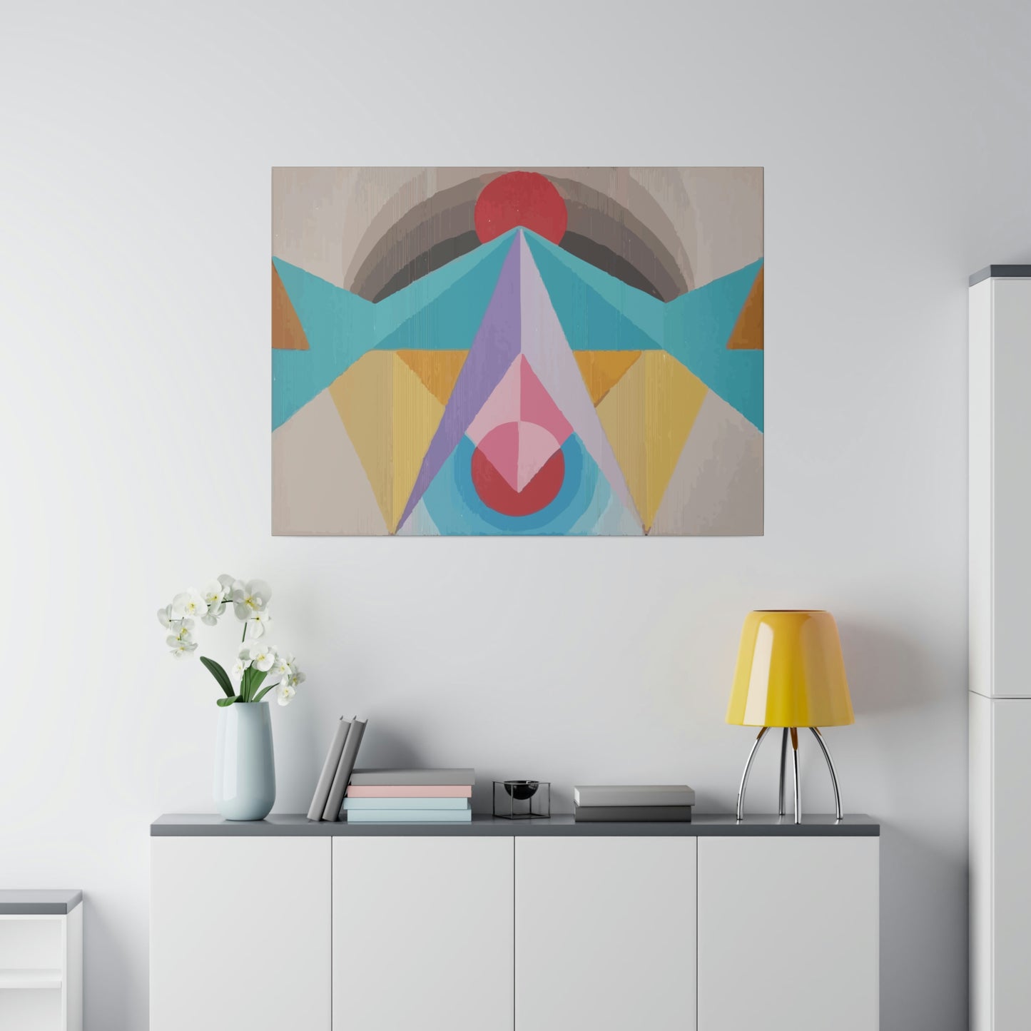 Soul - The Mighty Mountain Series: Part of the Across the Universe Collection Abstract Geometric Wall Art