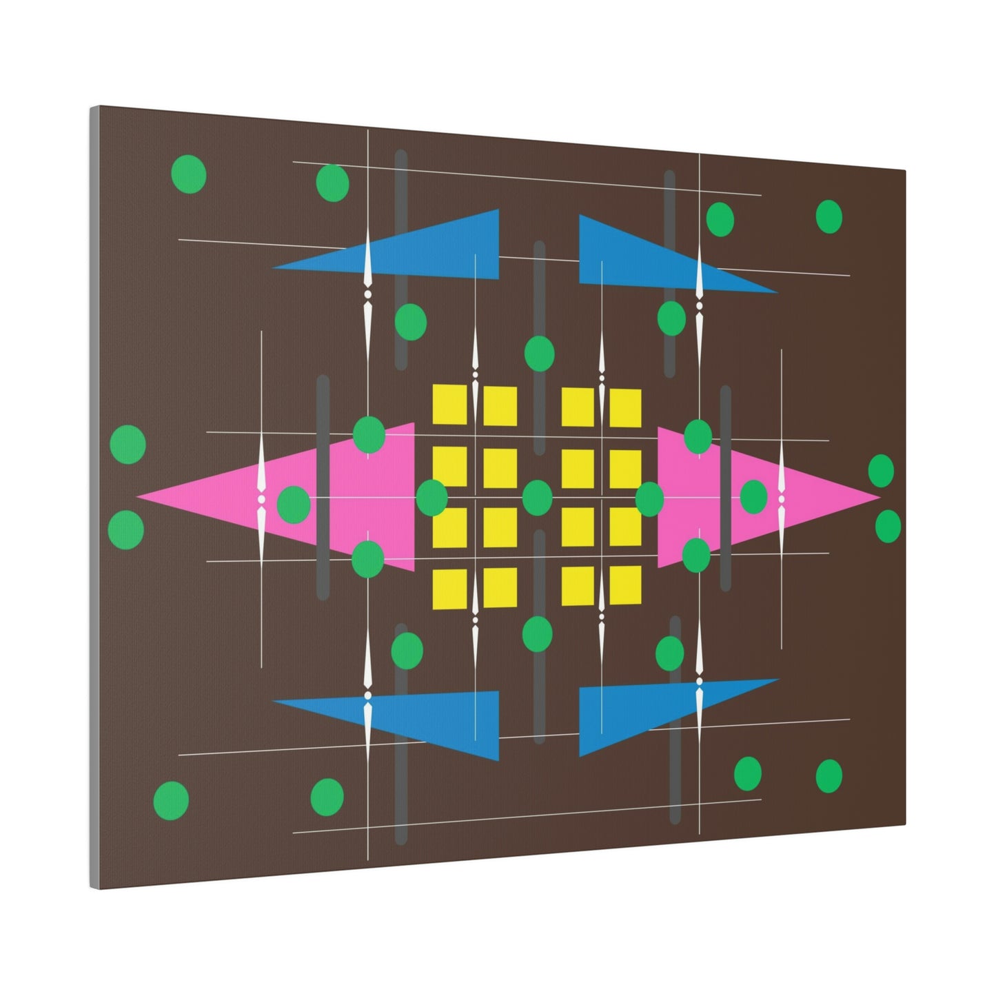 Aztek Maze - Universal Schematics 5: Geometric Abstract Deco Inspired Wall Art