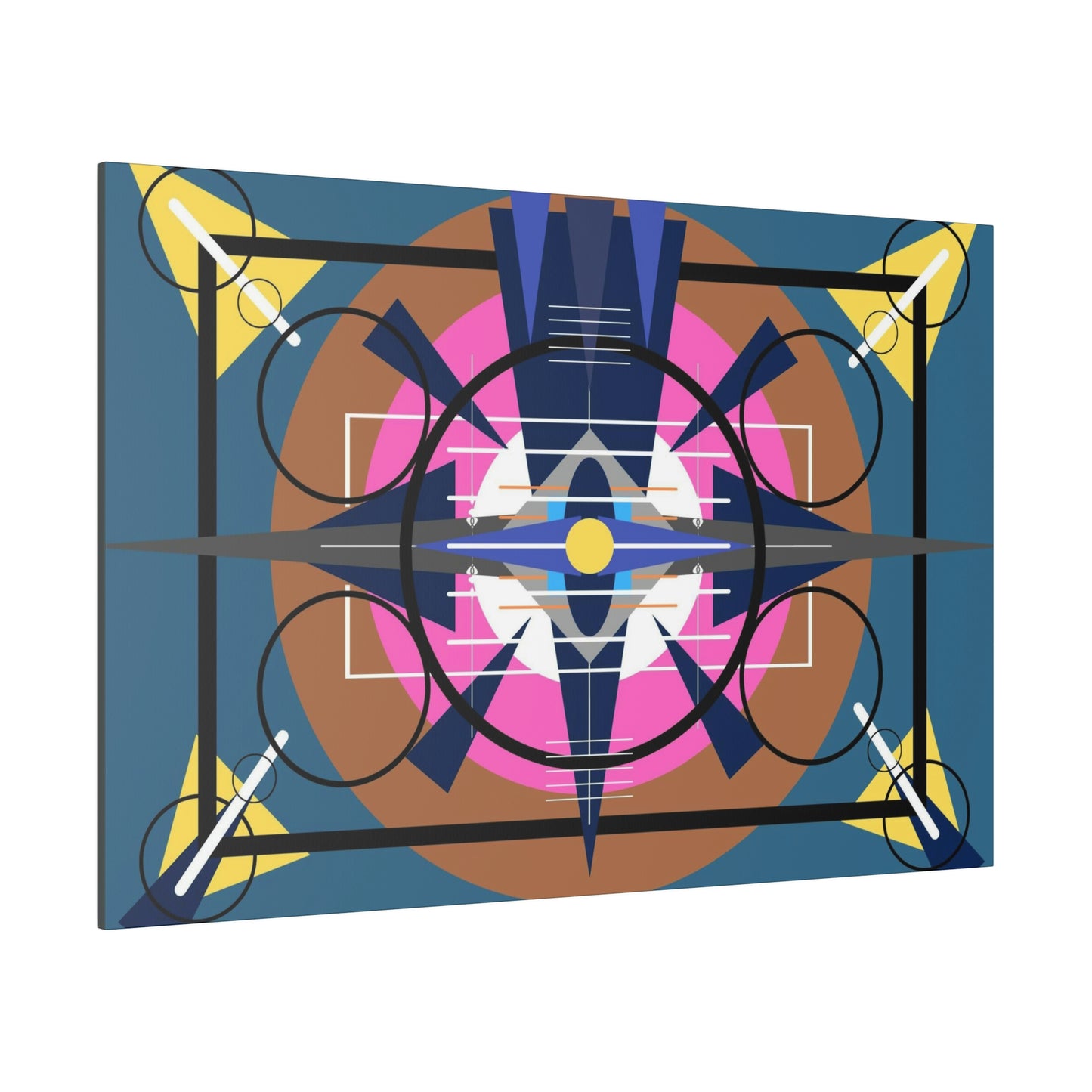 Deco 2 - Oscillation: Geometric Abstract Deco Inspired Wall Art