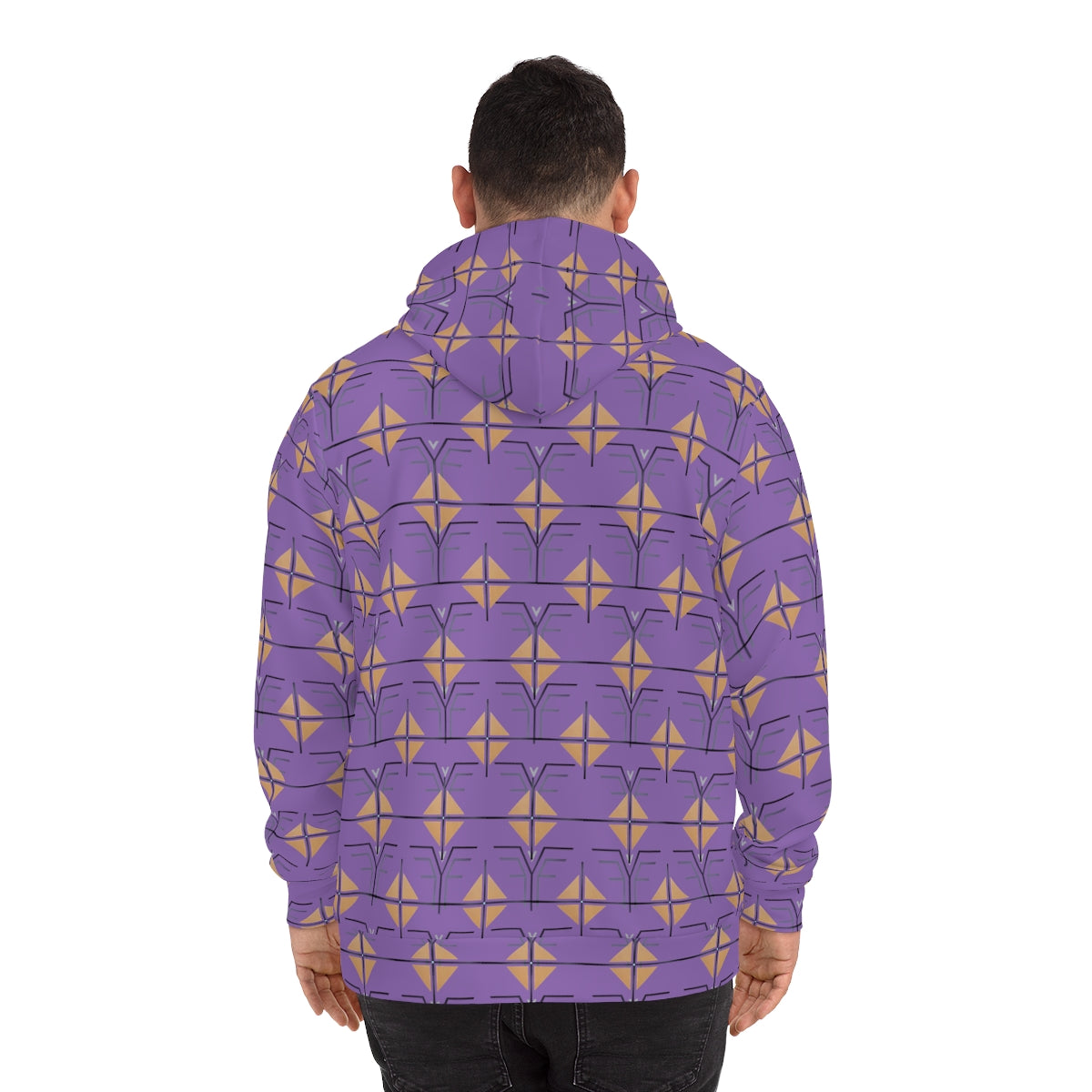 The Shield and Crest Hoodie - Lilac