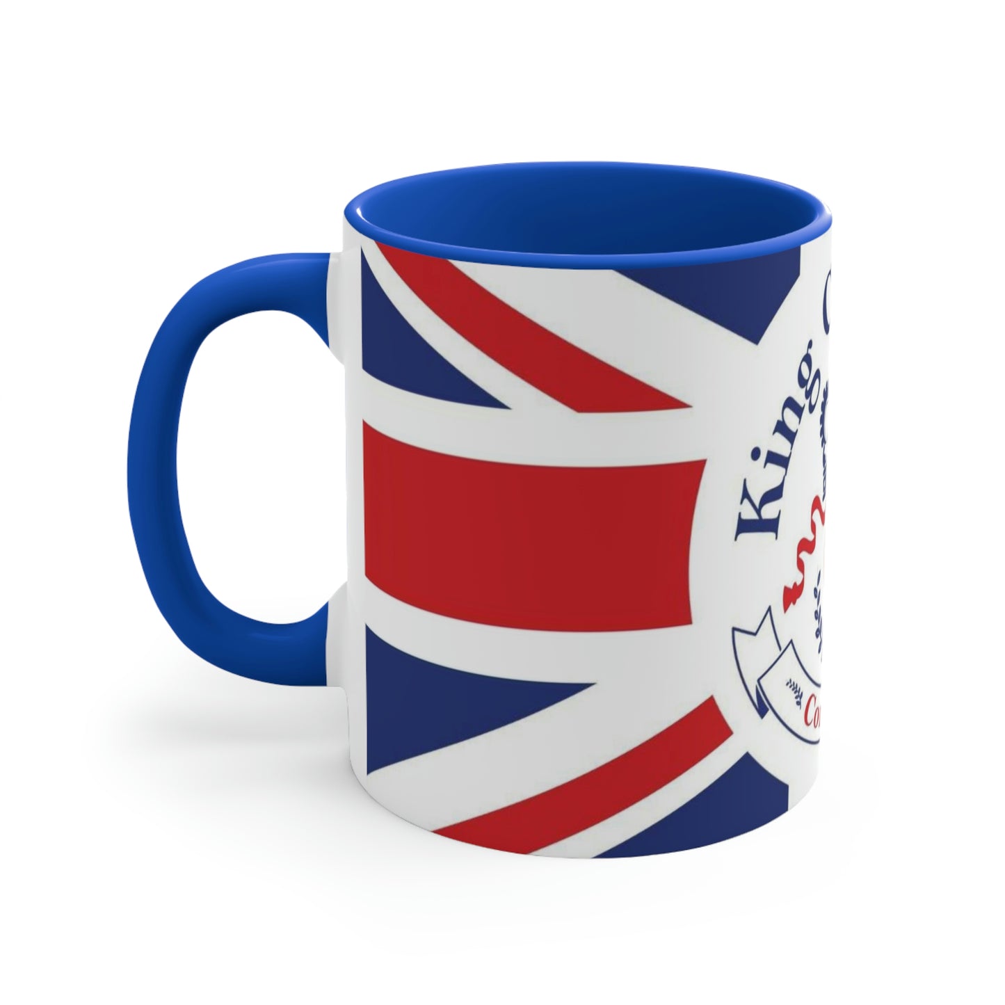 Limited Edition 11oz Accent Mug Commemorating the Coronation of King Charles III on 6th of May 2023