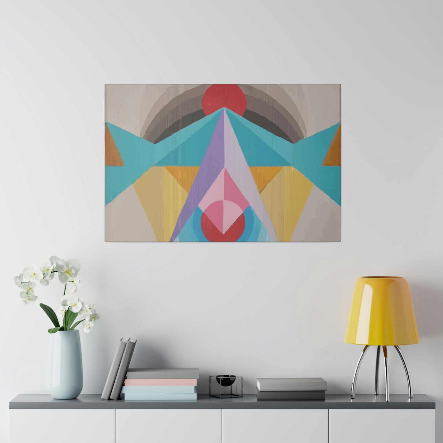 Soul - The Mighty Mountain Series: Part of the Across the Universe Collection Abstract Geometric Wall Art