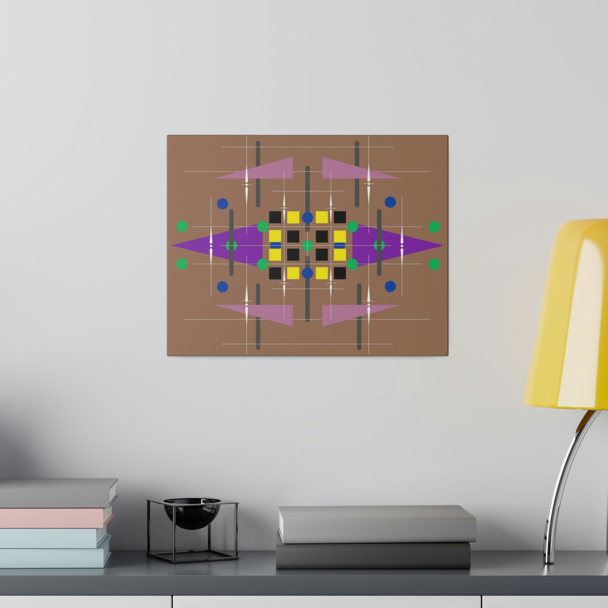 Geometric Abstract Deco Inspired Wall Art