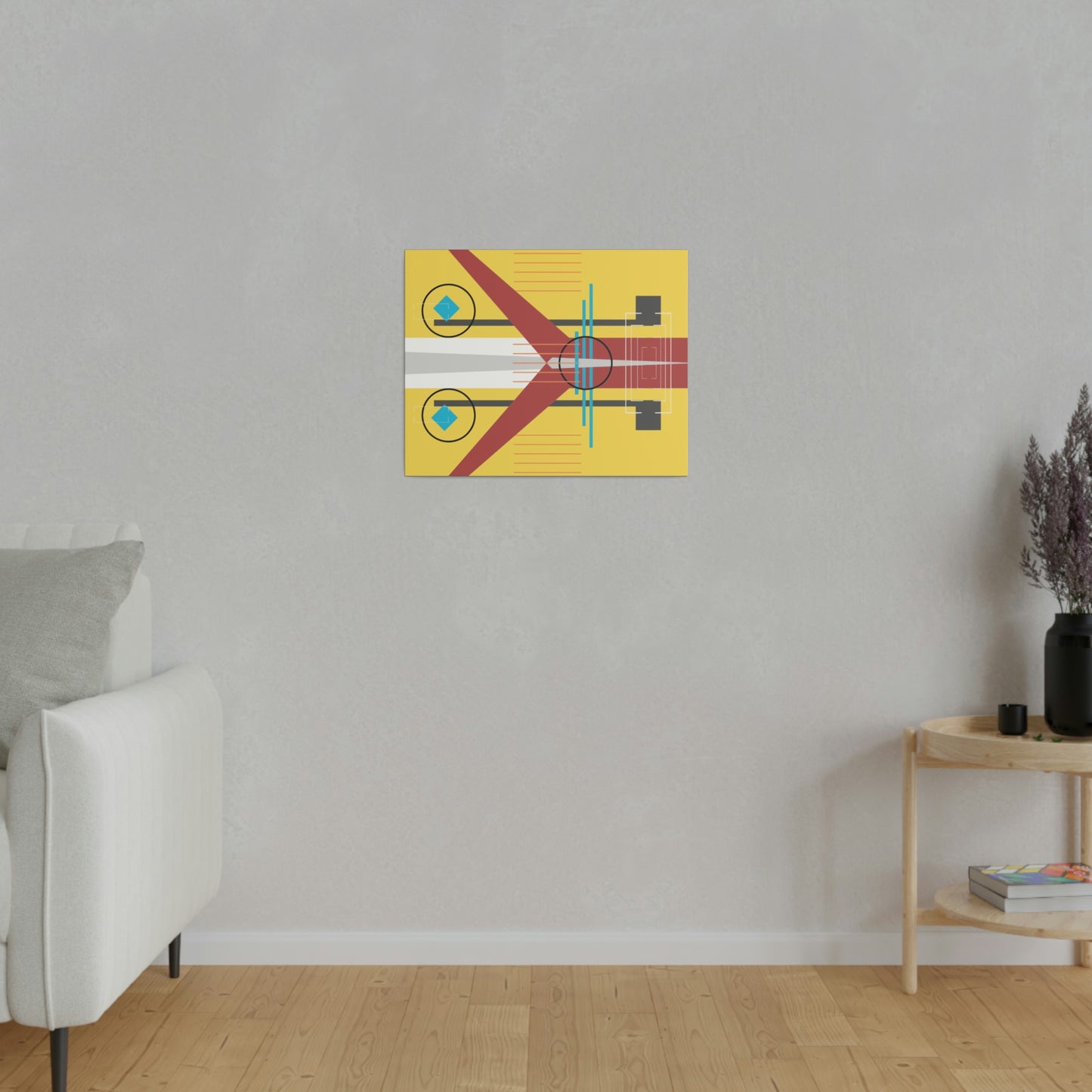 Burst of Sunshine - The Take Off Series: Geometric Abstract Wall Art