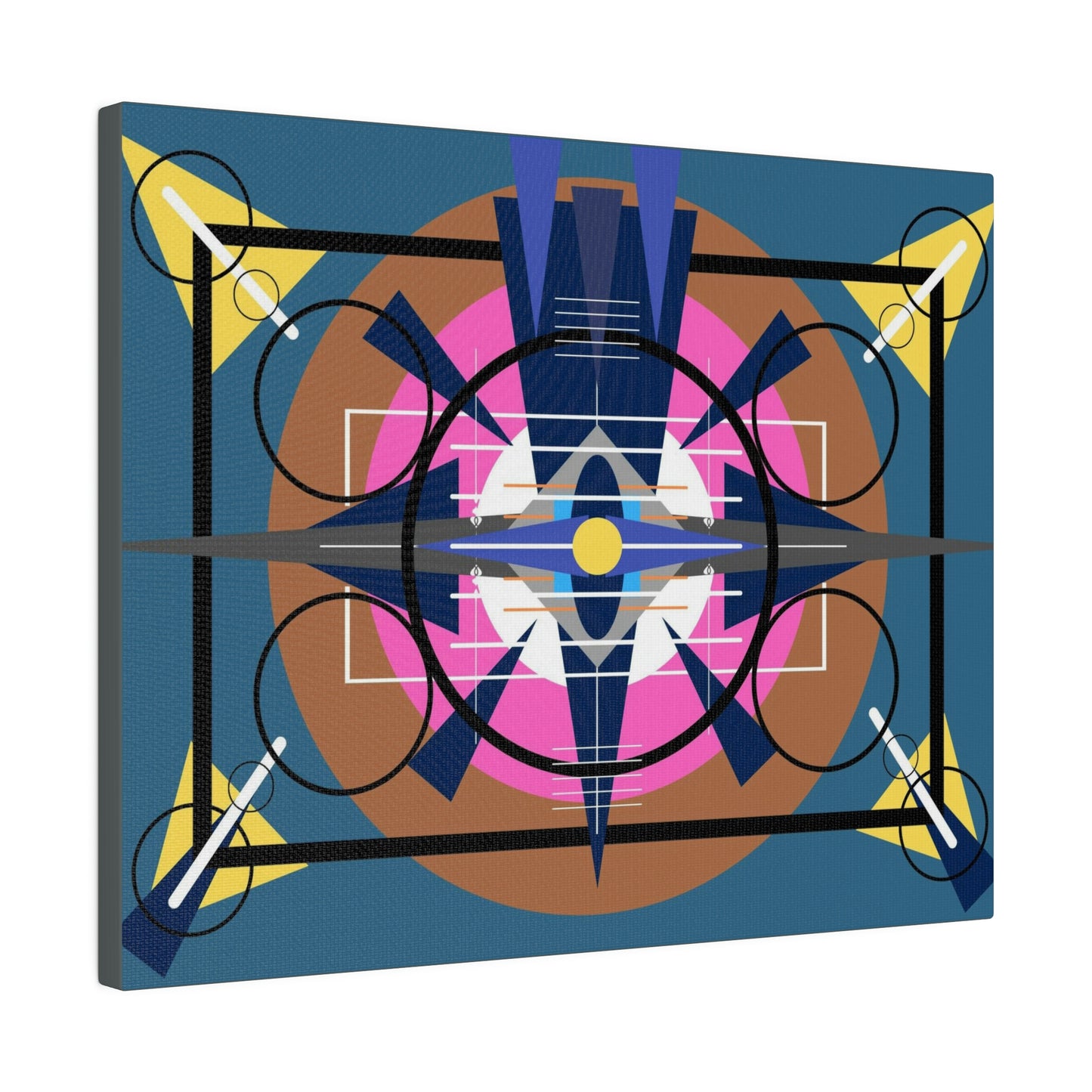 Deco 2 - Oscillation: Geometric Abstract Deco Inspired Wall Art