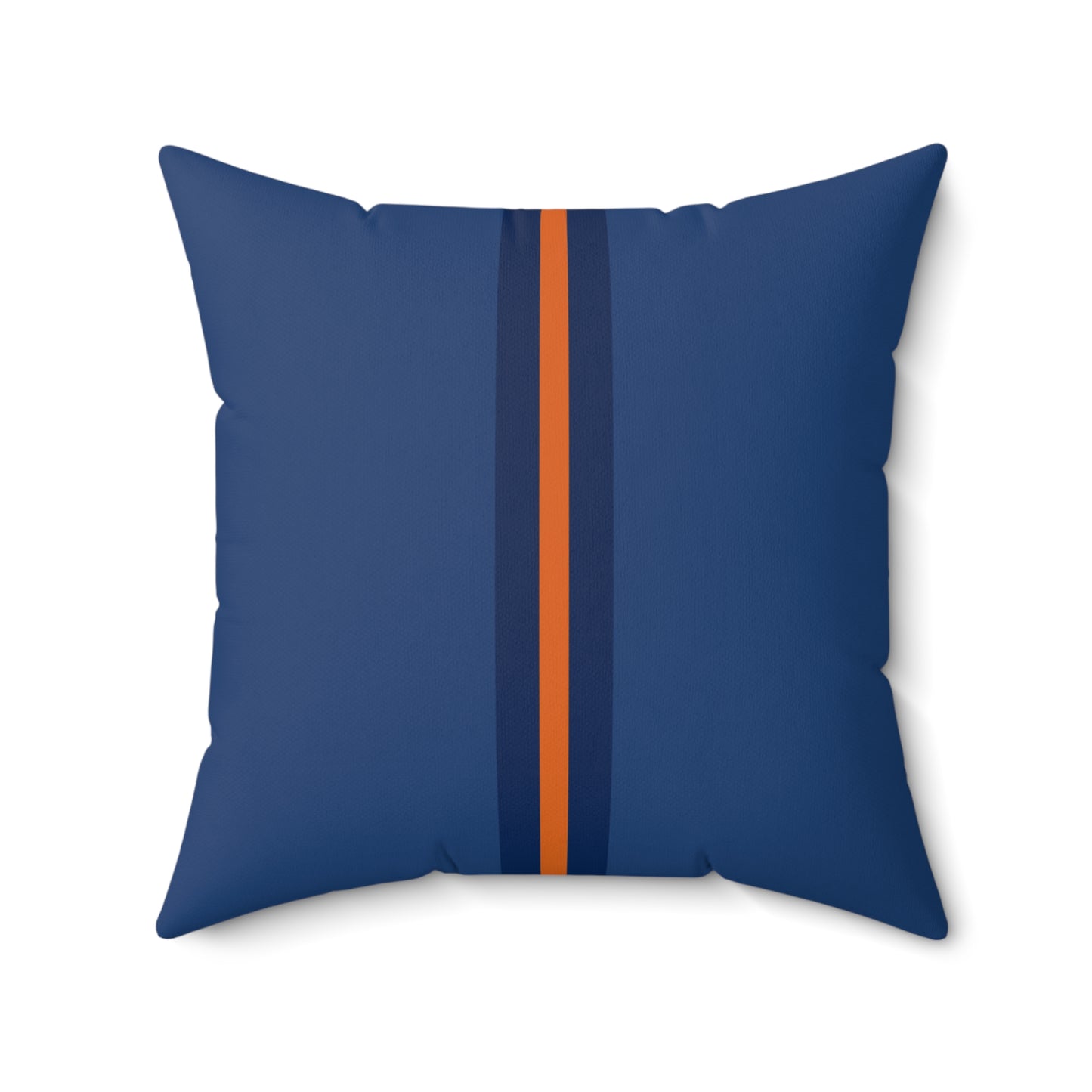 Flat Line Hemisphere - Spun Polyester Square Pillow