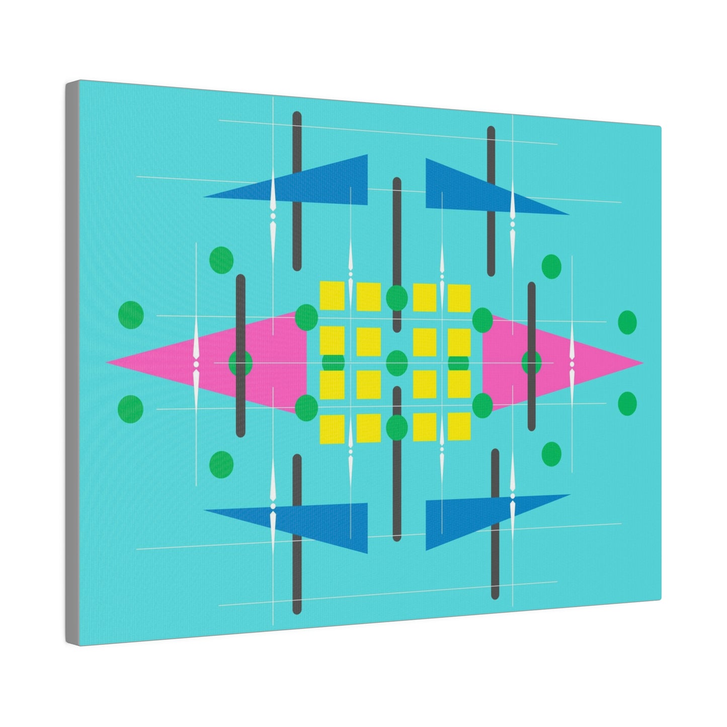 Teala - Universal Schematics 2: Geometric Abstract Deco Inspired Wall Art