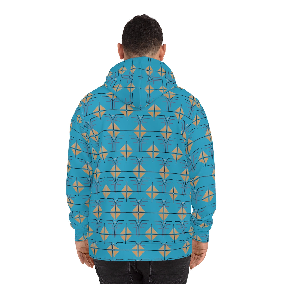 The Shield and Crest Hoodie - Turquoise