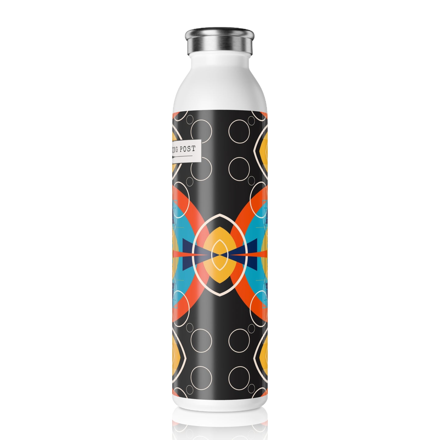 Trinos Trading Post: Deco Dark Oscillation 20oz Slim Water Bottle