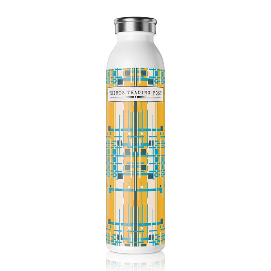 Trinos Trading Post: Lemon Yellow Bamboo 20oz Slim Water Bottle