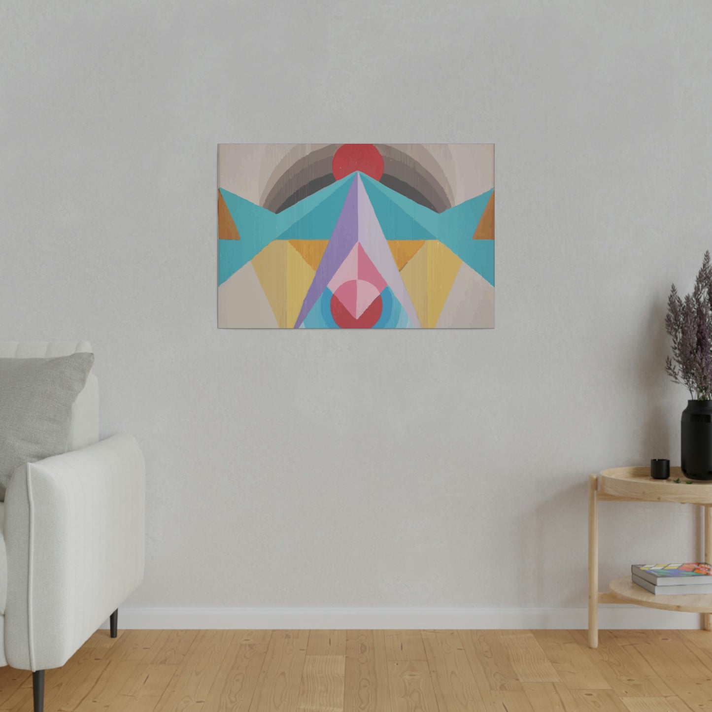 Soul - The Mighty Mountain Series: Part of the Across the Universe Collection Abstract Geometric Wall Art