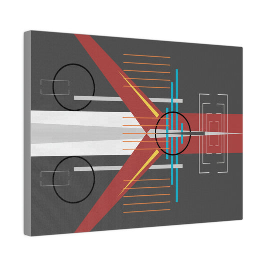 Steel Grey - The Take Off Series: Geometric Abstract Wall Art