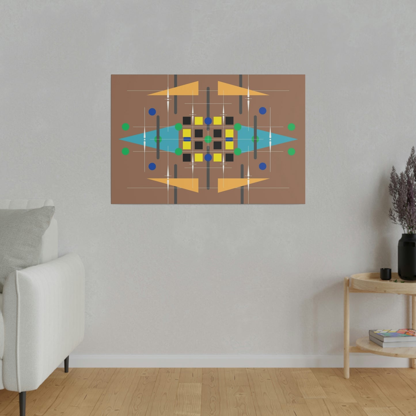 Harvest - Universal Schematics 3: Geometric Abstract Deco Inspired Wall Art