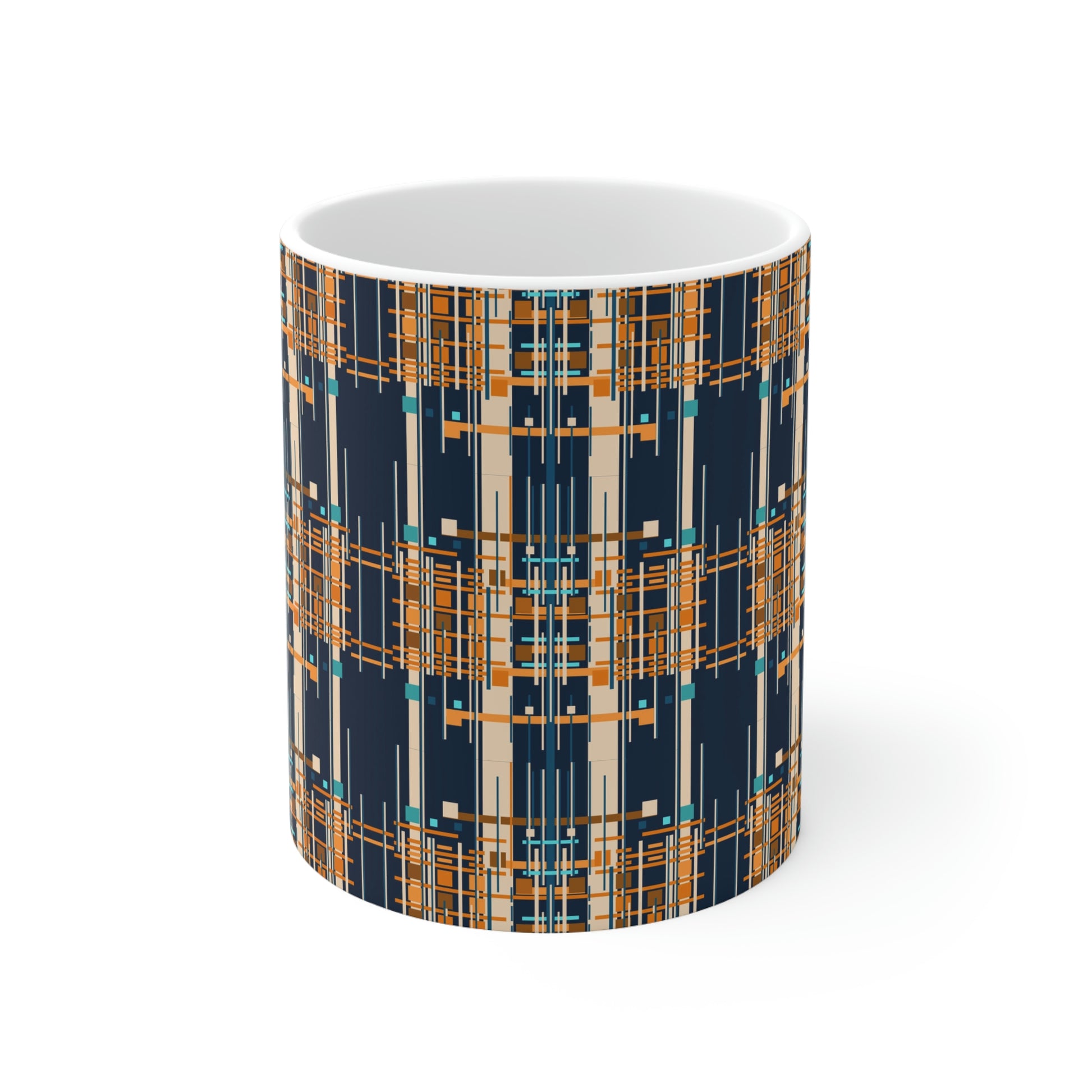 Bamboo Inspired Graphic Ceramic Mug 