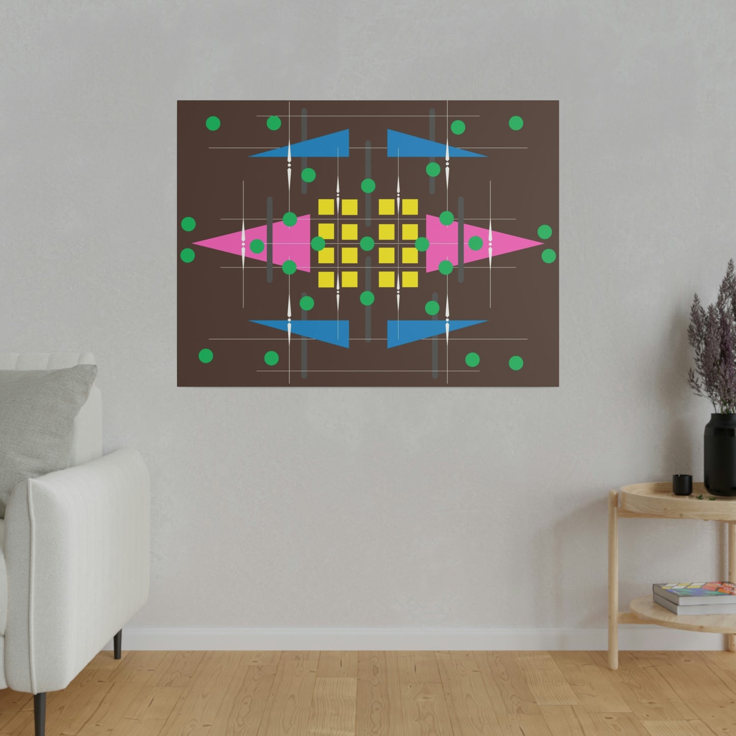 Aztek Maze - Universal Schematics 5: Geometric Abstract Deco Inspired Wall Art