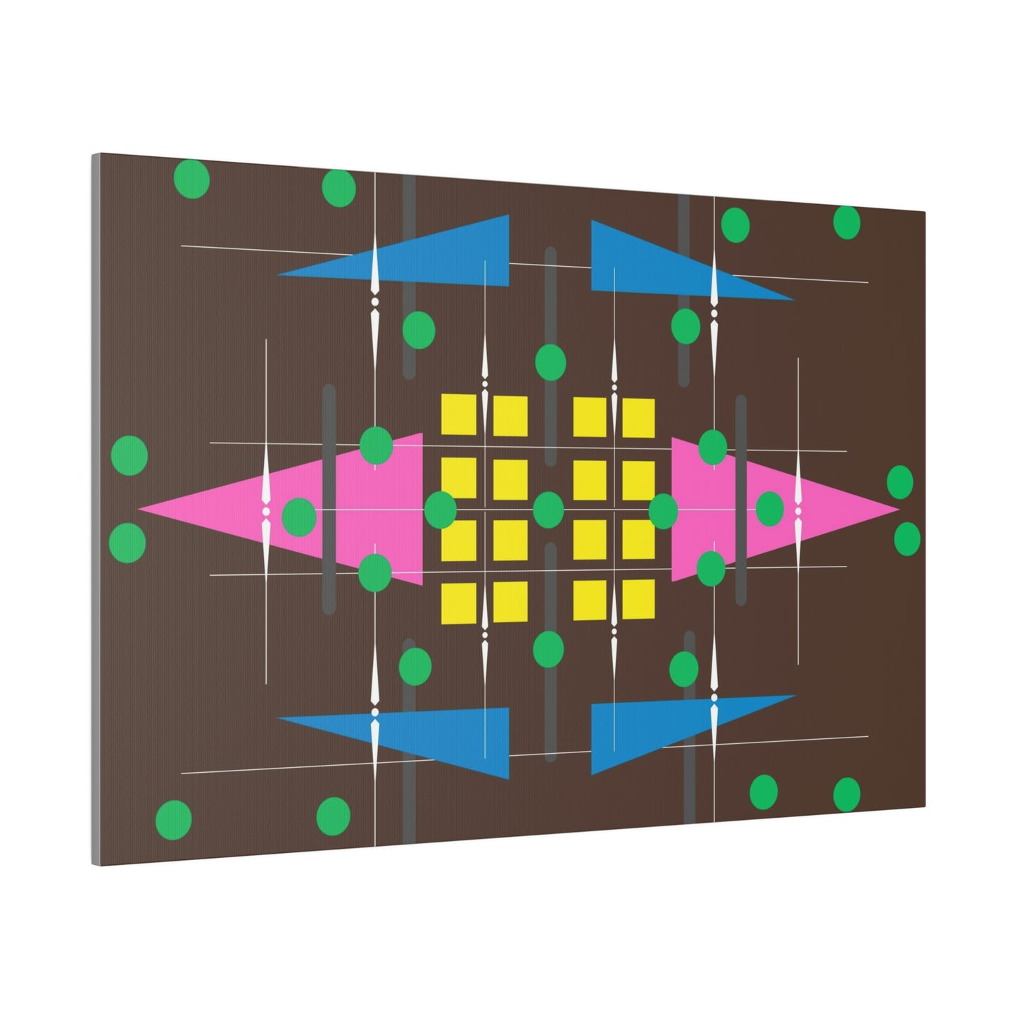 Aztek Maze - Universal Schematics 5: Geometric Abstract Deco Inspired Wall Art