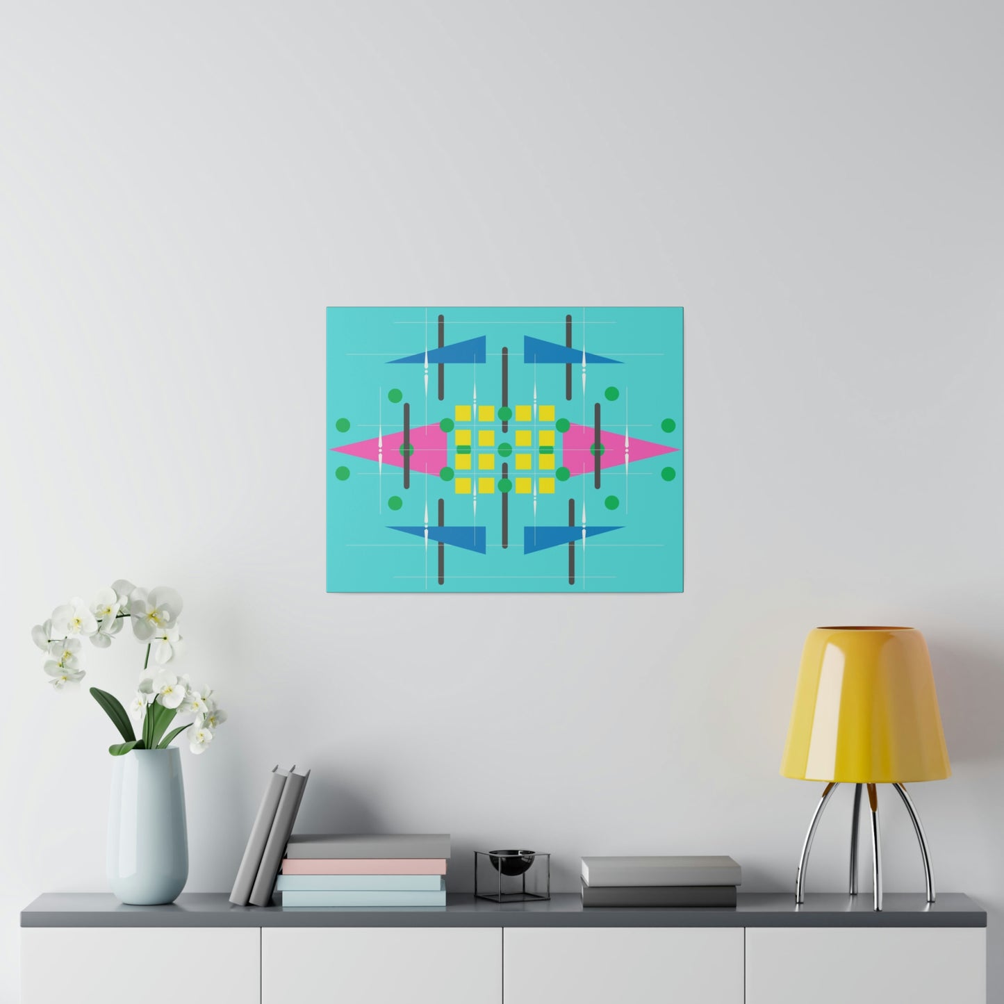 Teala - Universal Schematics 2: Geometric Abstract Deco Inspired Wall Art