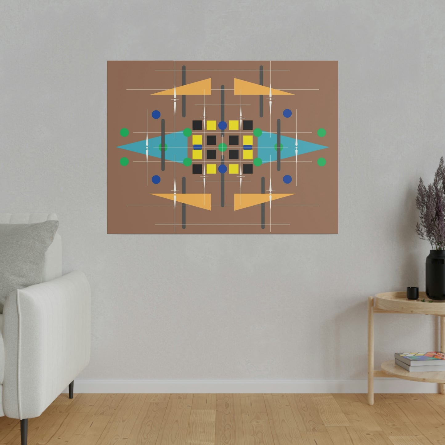 Harvest - Universal Schematics 3: Geometric Abstract Deco Inspired Wall Art