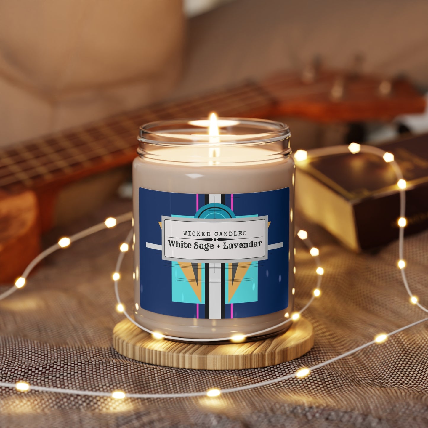 Deco Blue Temple Scented Soy Candle, 9oz