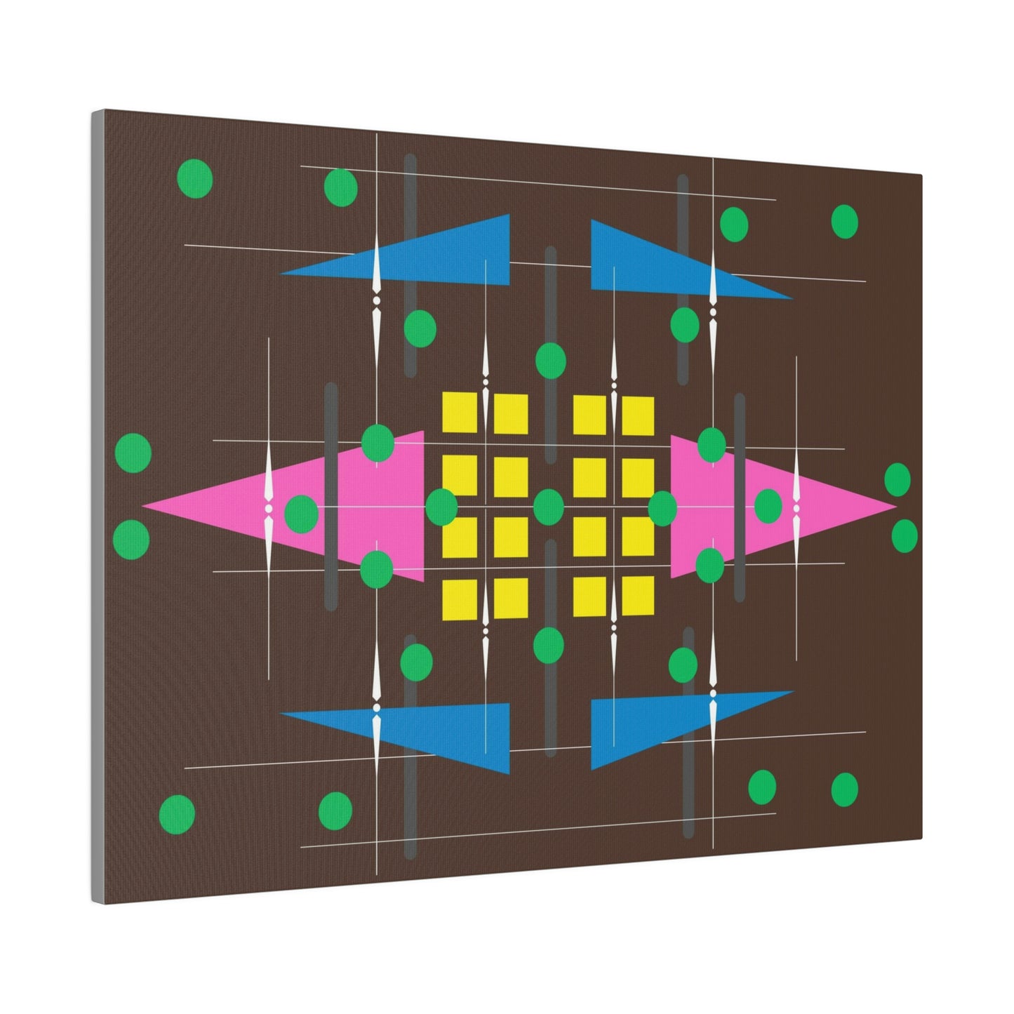 Aztek Maze - Universal Schematics 5: Geometric Abstract Deco Inspired Wall Art