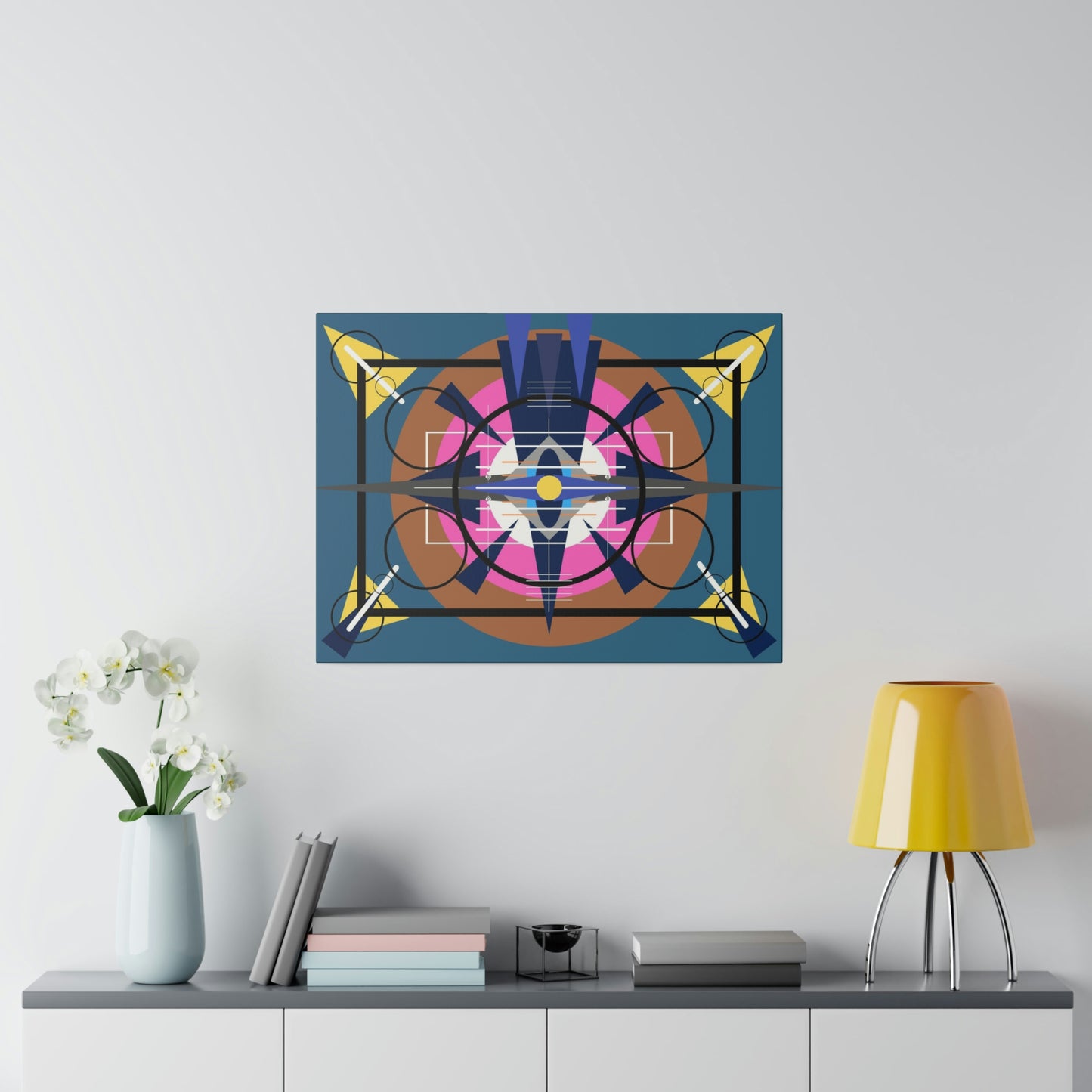 Deco 2 - Oscillation: Geometric Abstract Deco Inspired Wall Art