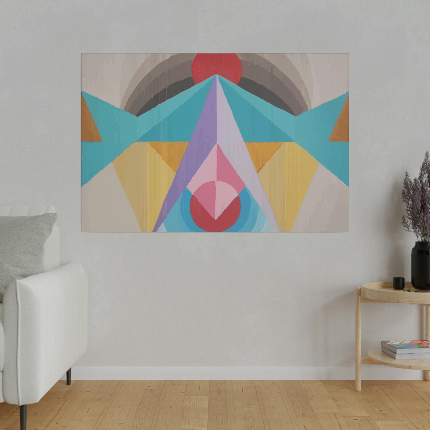 Soul - The Mighty Mountain Series: Part of the Across the Universe Collection Abstract Geometric Wall Art