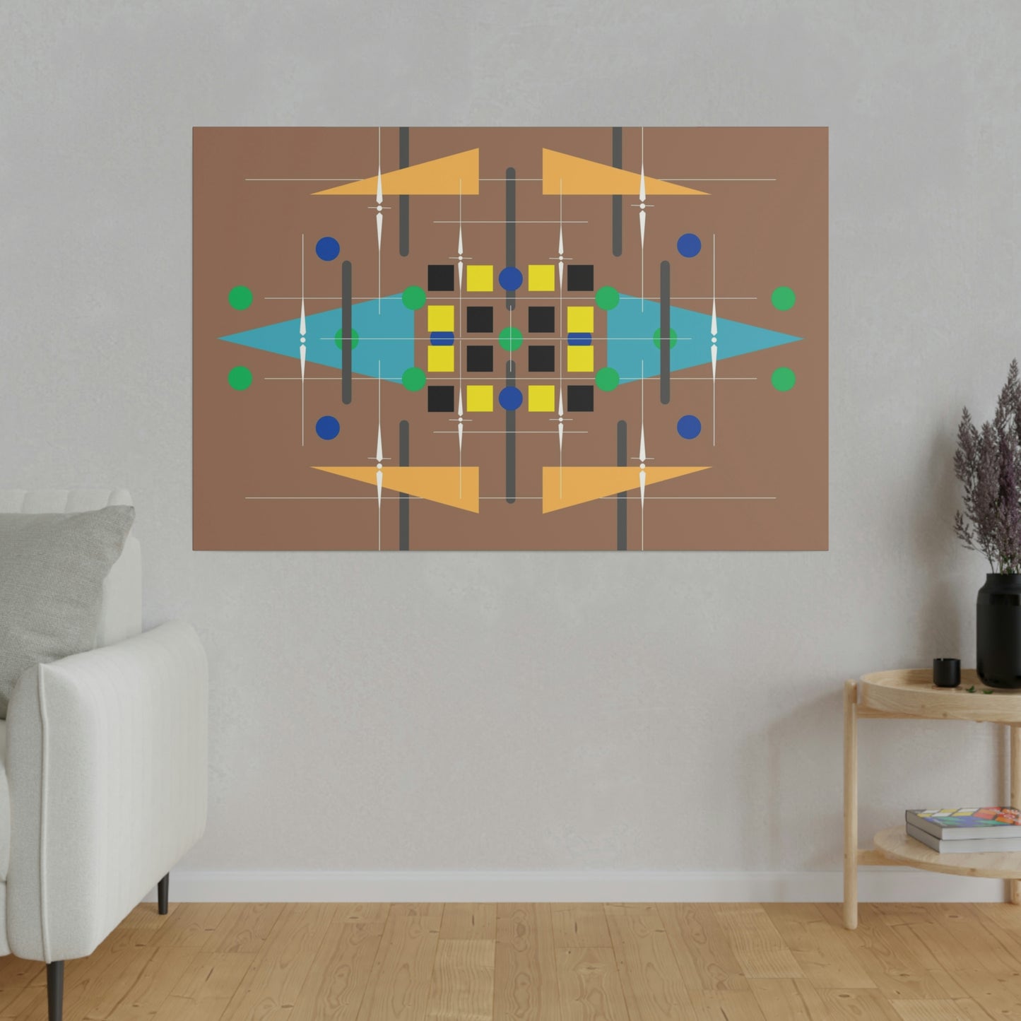 Harvest - Universal Schematics 3: Geometric Abstract Deco Inspired Wall Art