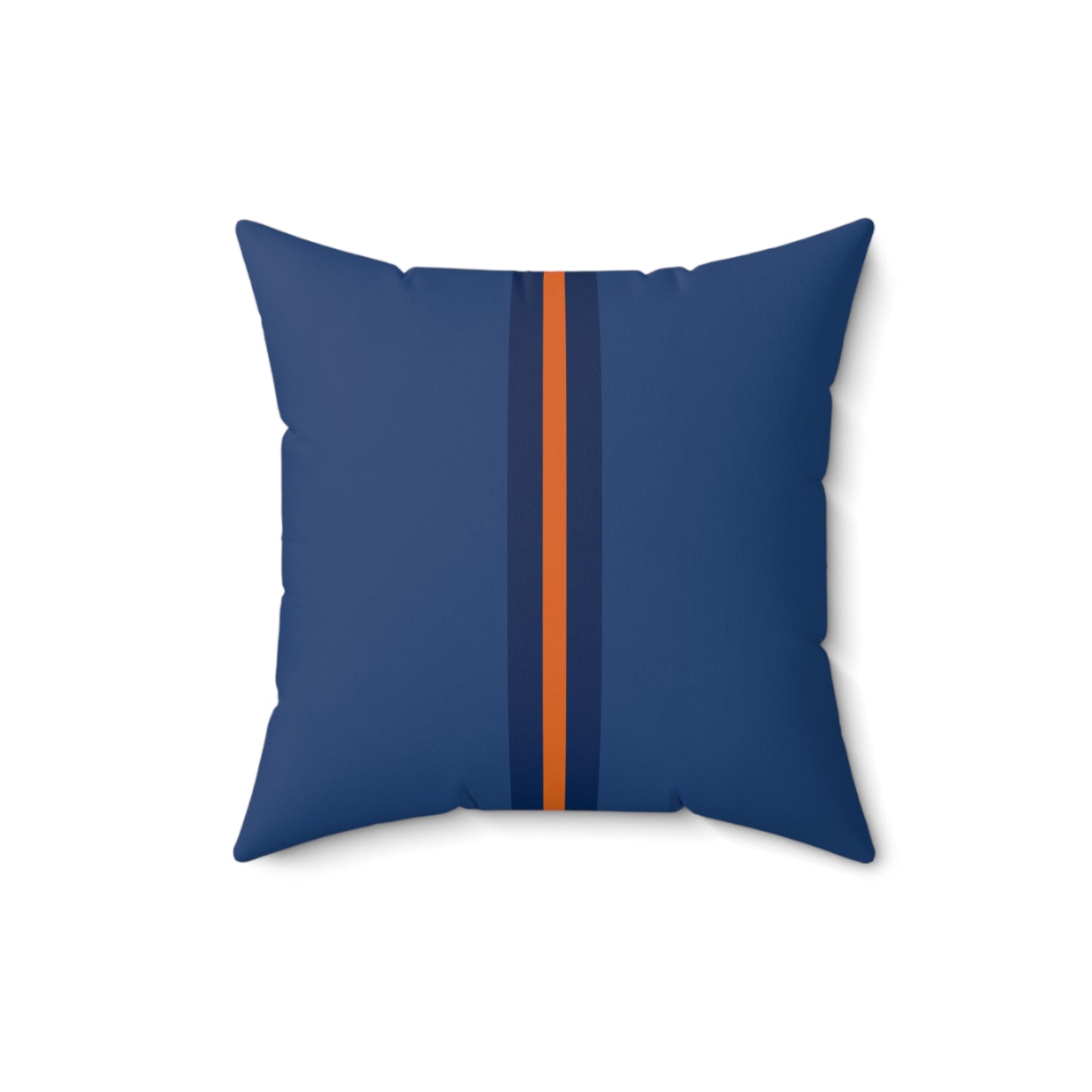 Flat Line Hemisphere - Spun Polyester Square Pillow