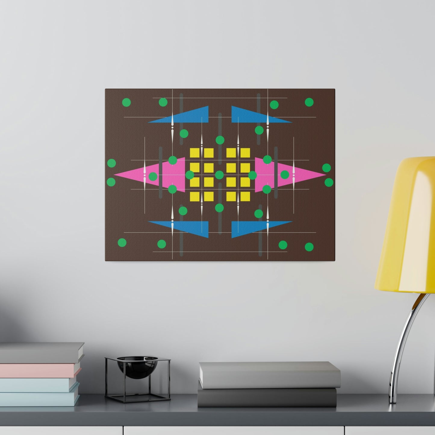 Aztek Maze - Universal Schematics 5: Geometric Abstract Deco Inspired Wall Art