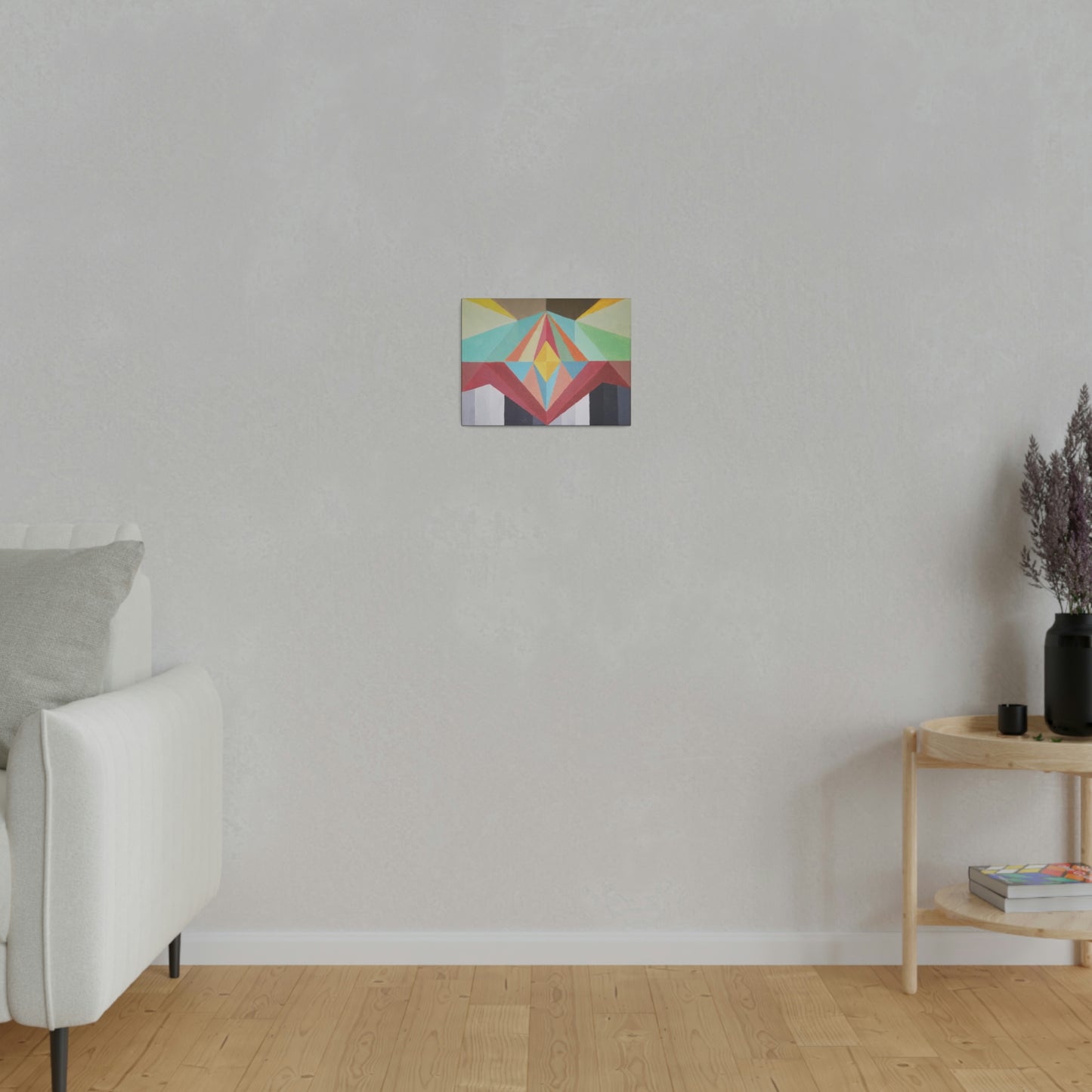 Feed the Dragon - The Mighty Mountain Series: Part of the Across the Universe Collection Abstract Geometric Wall Art