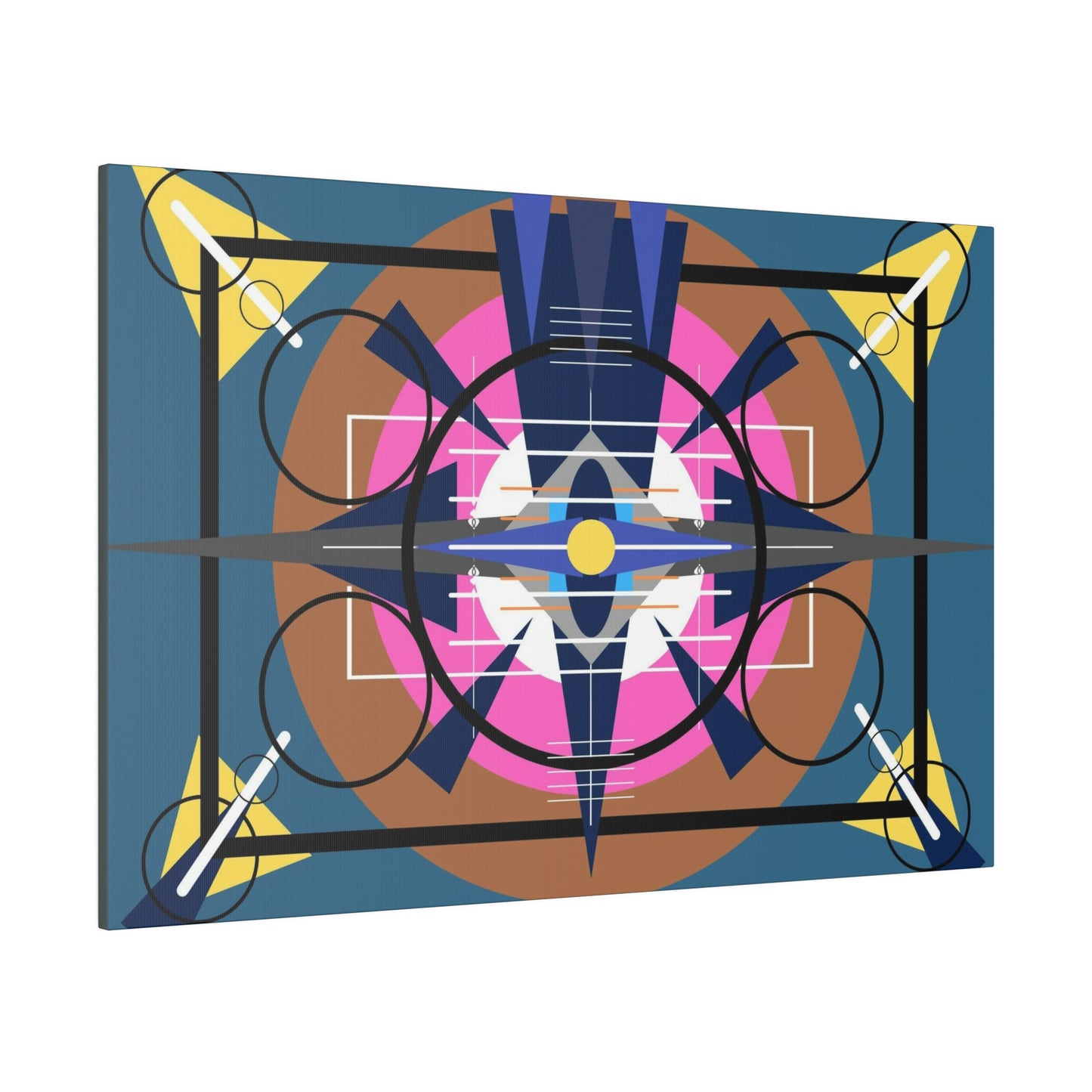 Deco 2 - Oscillation: Geometric Abstract Deco Inspired Wall Art