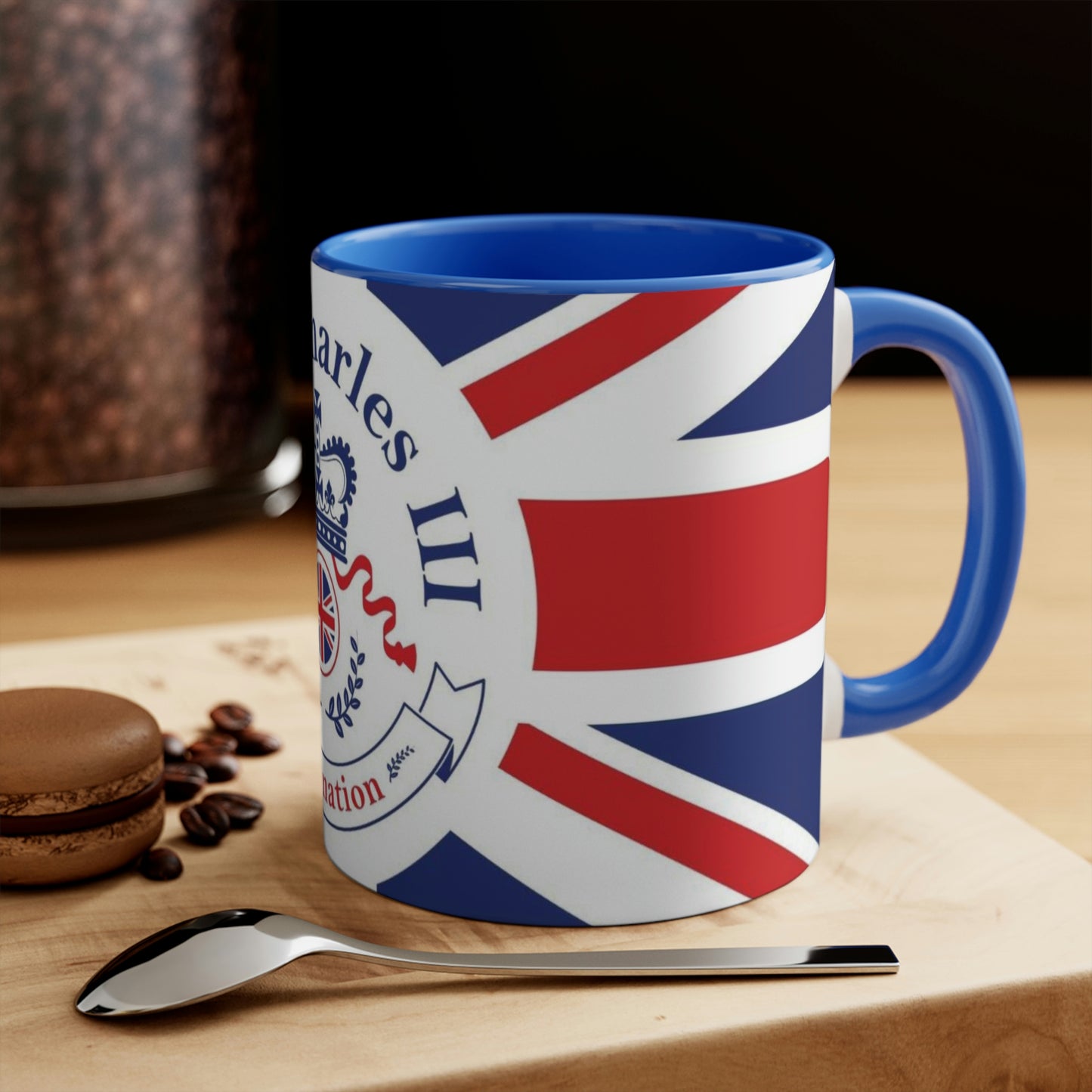 Limited Edition 11oz Accent Mug Commemorating the Coronation of King Charles III on 6th of May 2023