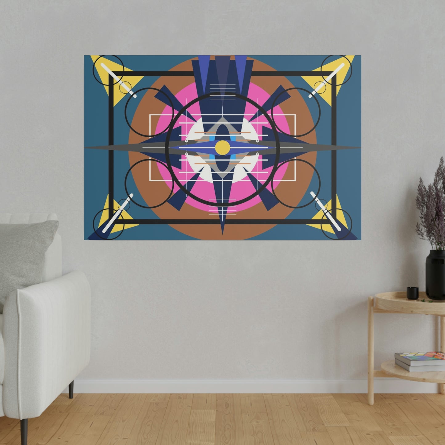 Deco 2 - Oscillation: Geometric Abstract Deco Inspired Wall Art