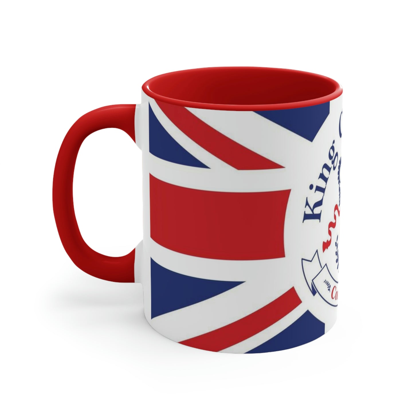 Limited Edition 11oz Accent Mug Commemorating the Coronation of King Charles III on 6th of May 2023