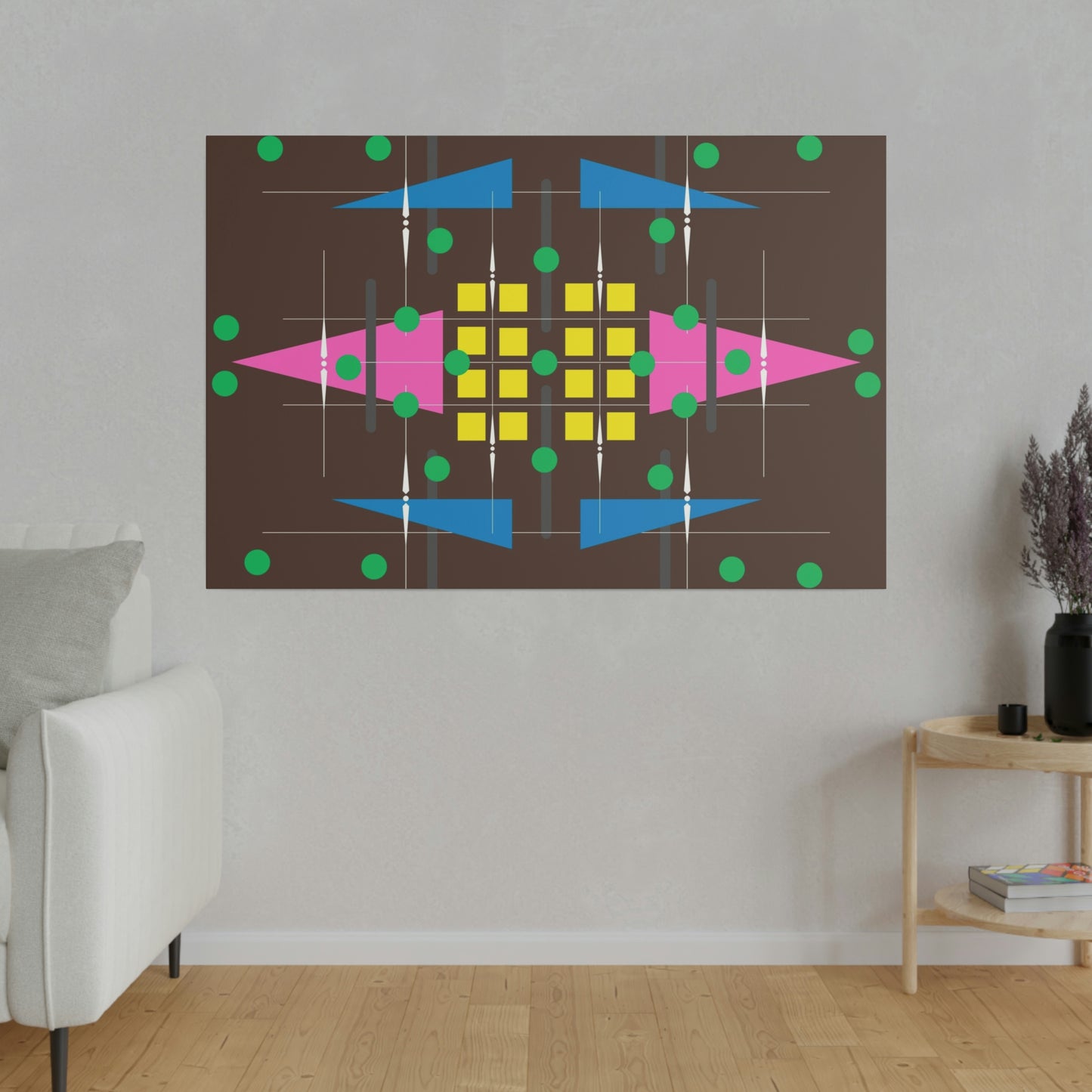 Aztek Maze - Universal Schematics 5: Geometric Abstract Deco Inspired Wall Art