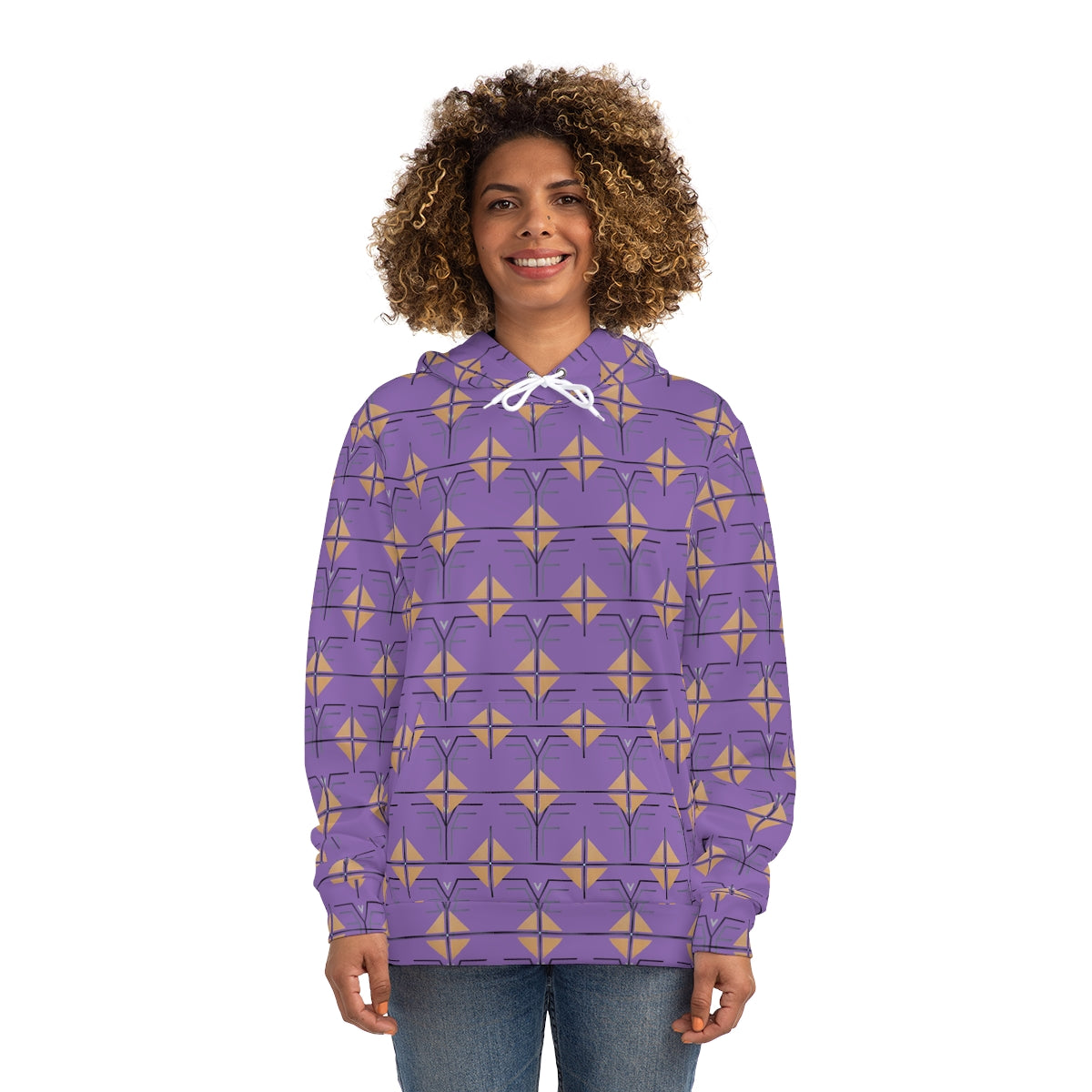 The Shield and Crest Hoodie - Lilac