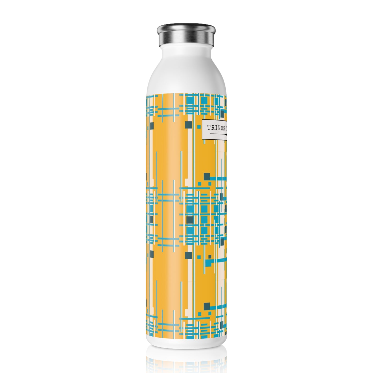 Trinos Trading Post: Lemon Yellow Bamboo 20oz Slim Water Bottle