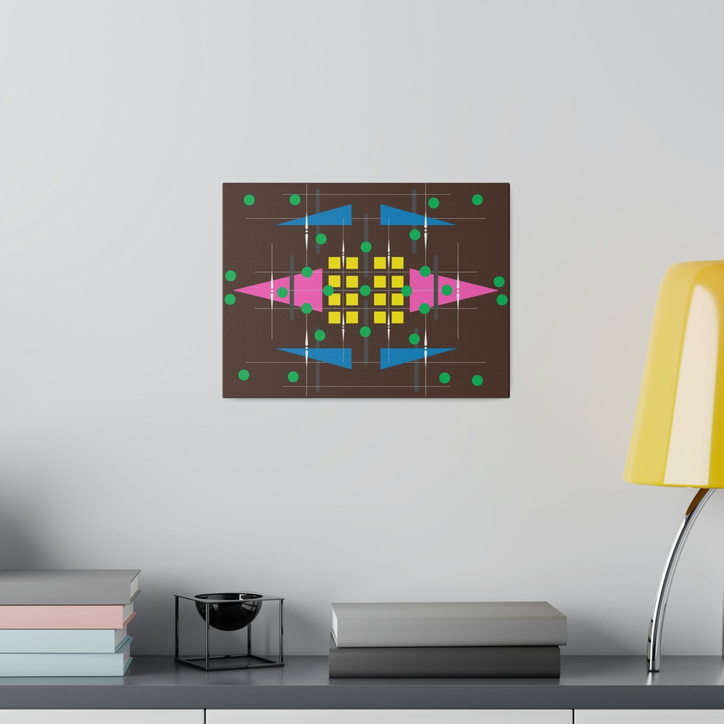 Aztek Maze - Universal Schematics 5: Geometric Abstract Deco Inspired Wall Art