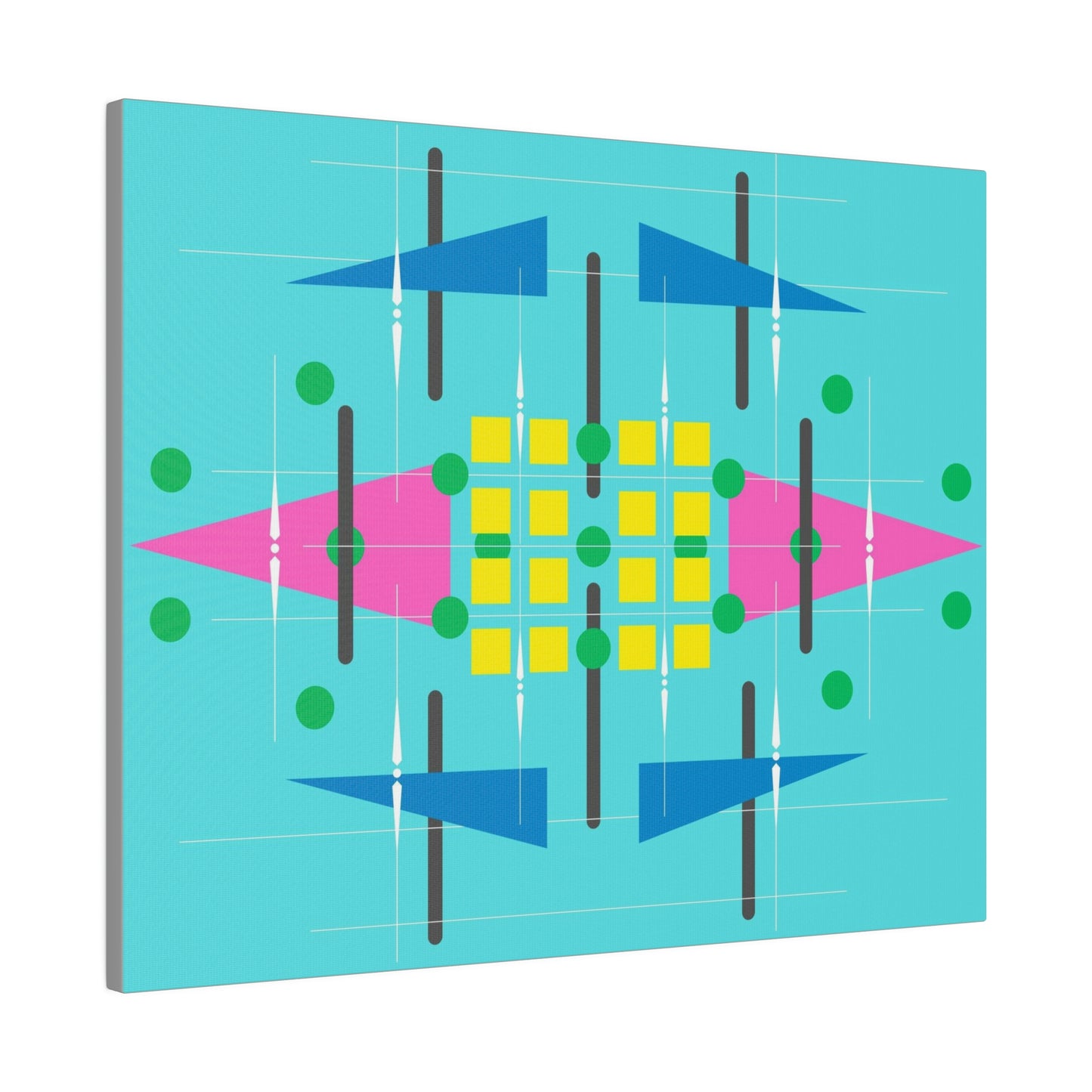 Teala - Universal Schematics 2: Geometric Abstract Deco Inspired Wall Art