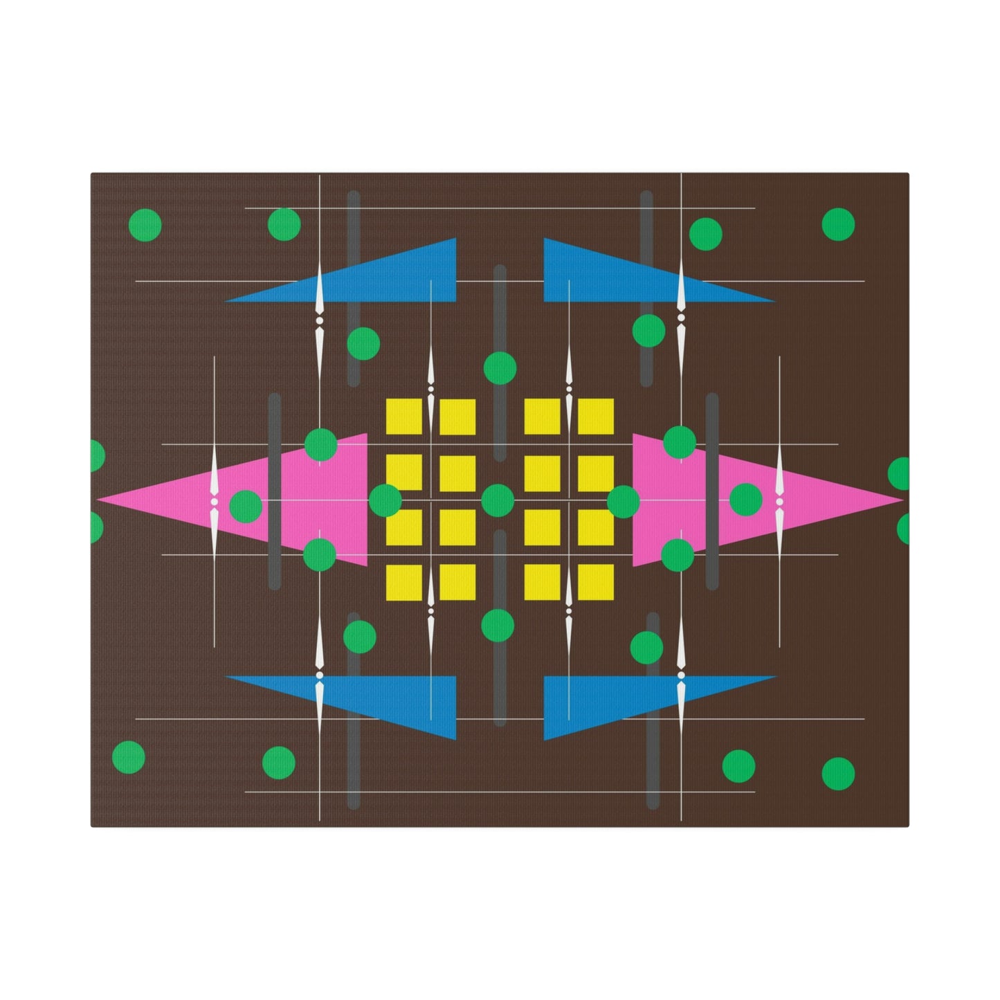 Aztek Maze - Universal Schematics 5: Geometric Abstract Deco Inspired Wall Art