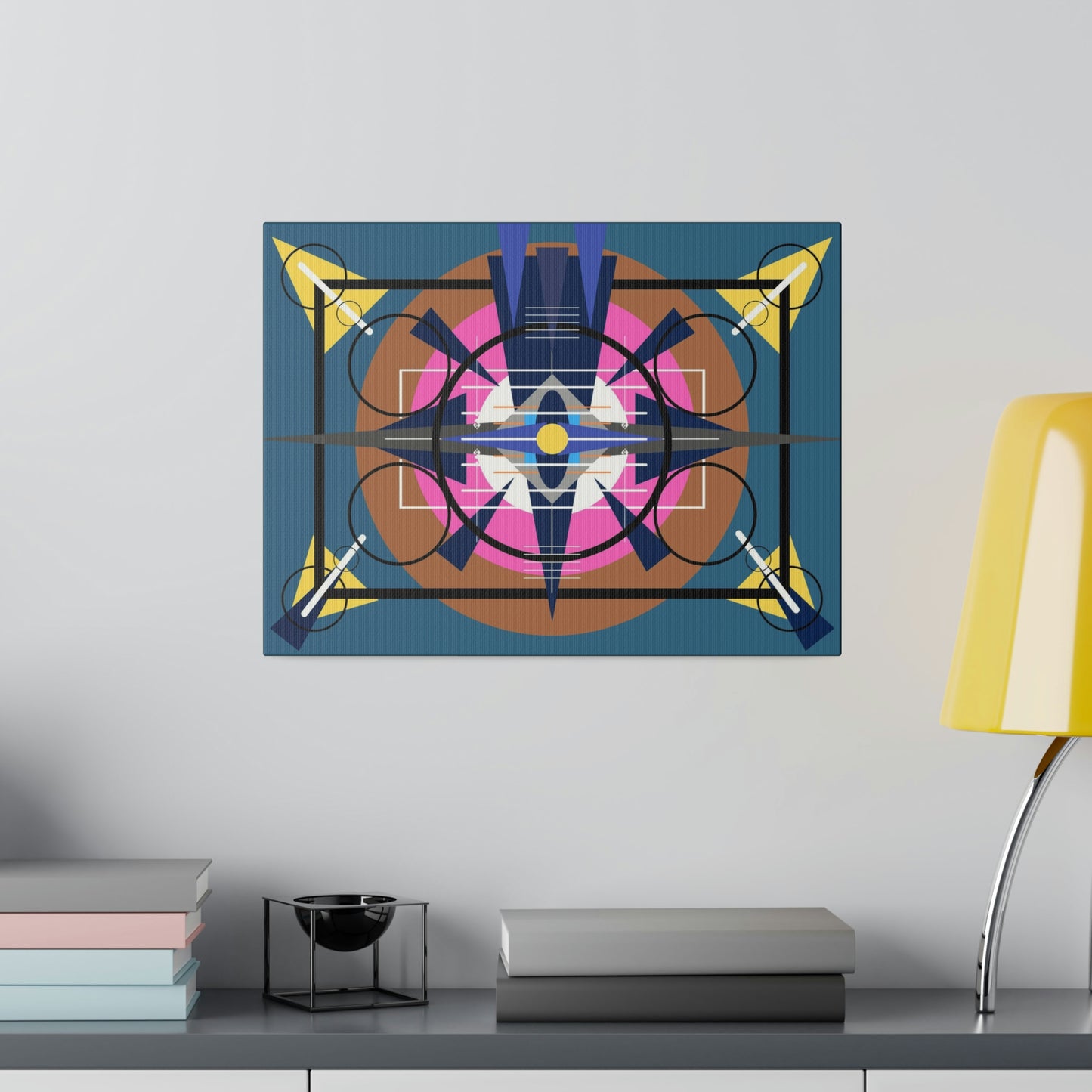 Deco 2 - Oscillation: Geometric Abstract Deco Inspired Wall Art