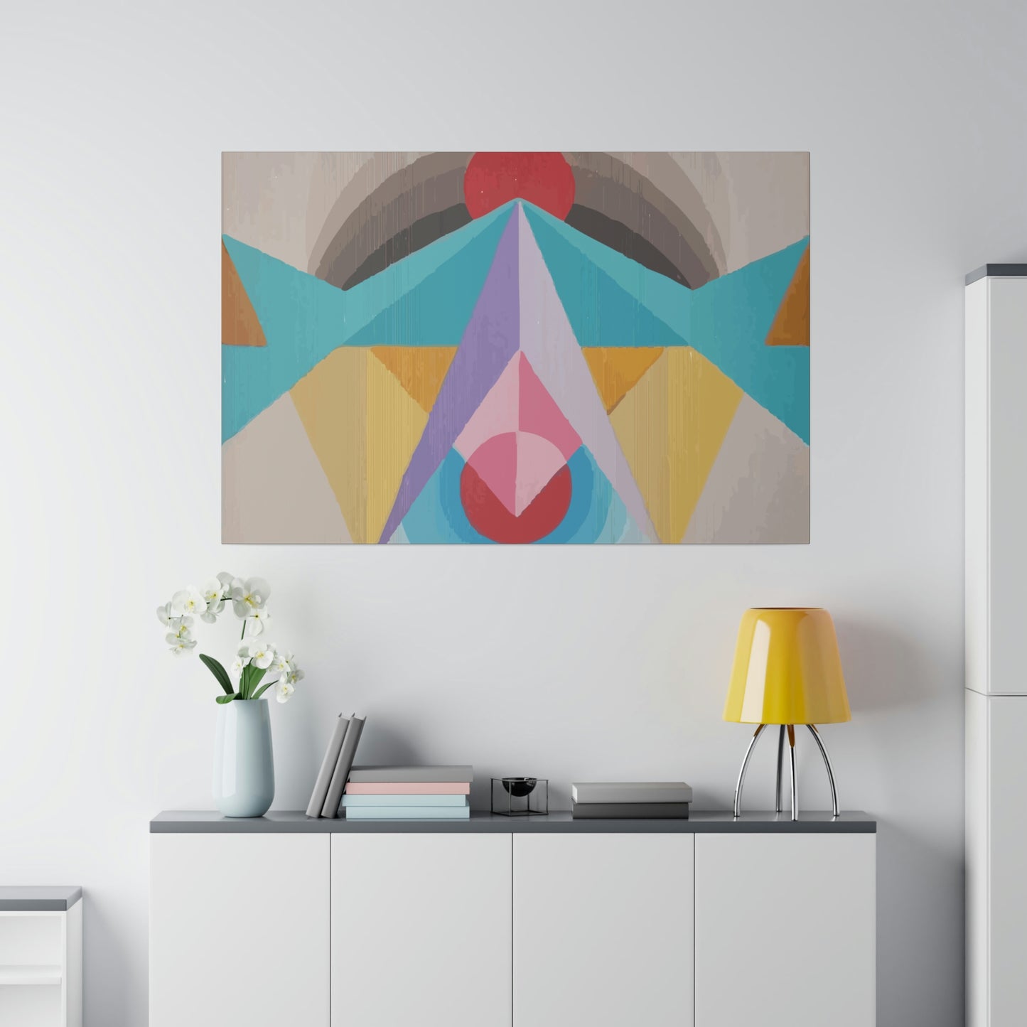 Soul - The Mighty Mountain Series: Part of the Across the Universe Collection Abstract Geometric Wall Art