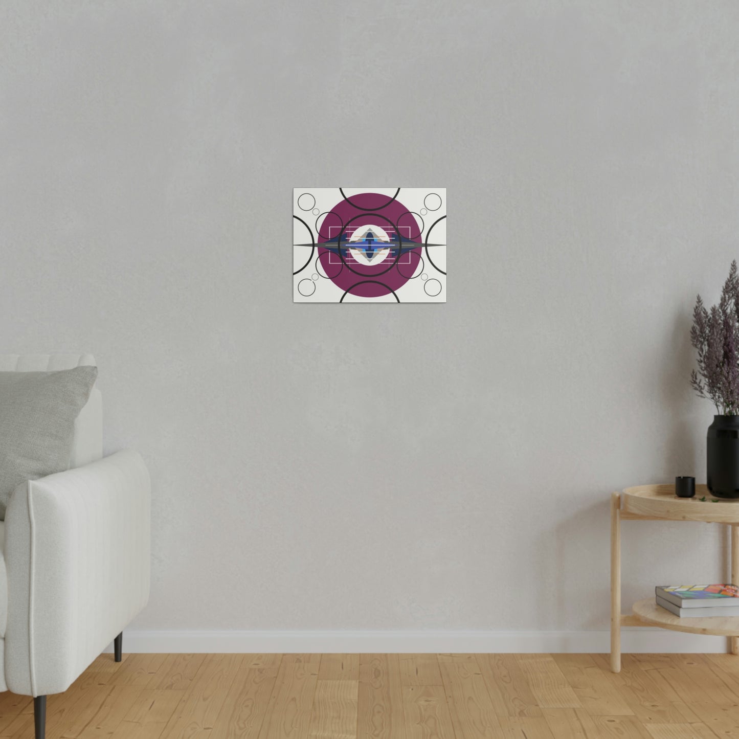 Deco 3 - Pressing Oscillation: Geometric Abstract Deco Inspired Wall Art