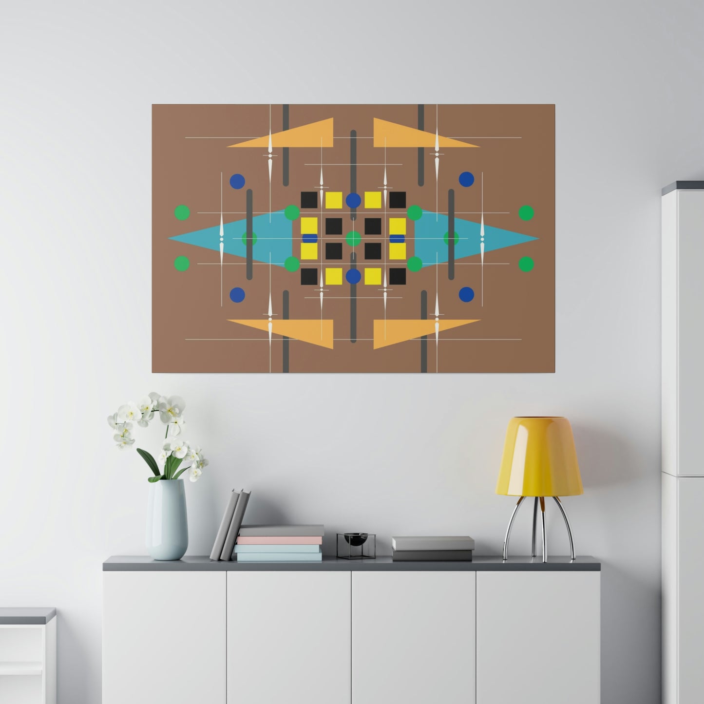 Harvest - Universal Schematics 3: Geometric Abstract Deco Inspired Wall Art