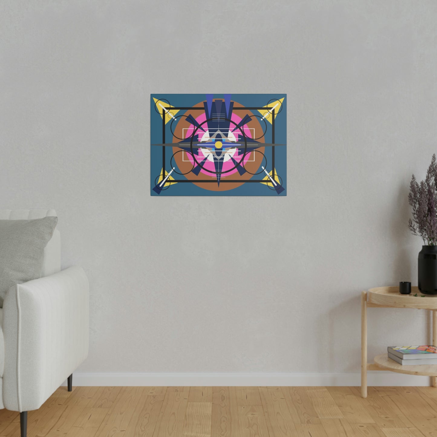 Deco 2 - Oscillation: Geometric Abstract Deco Inspired Wall Art