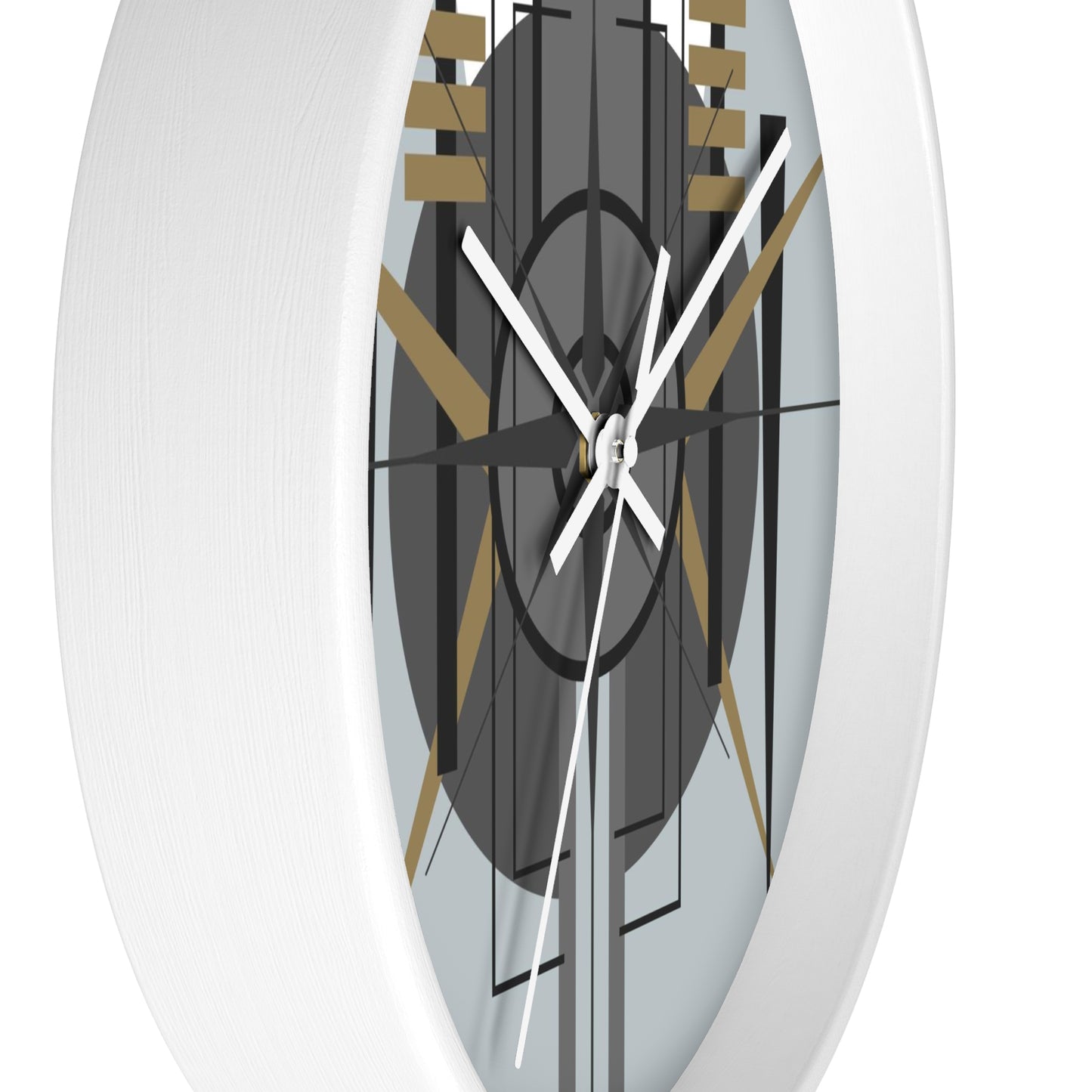 Deco Techno Grey Oscilation Wall Clock